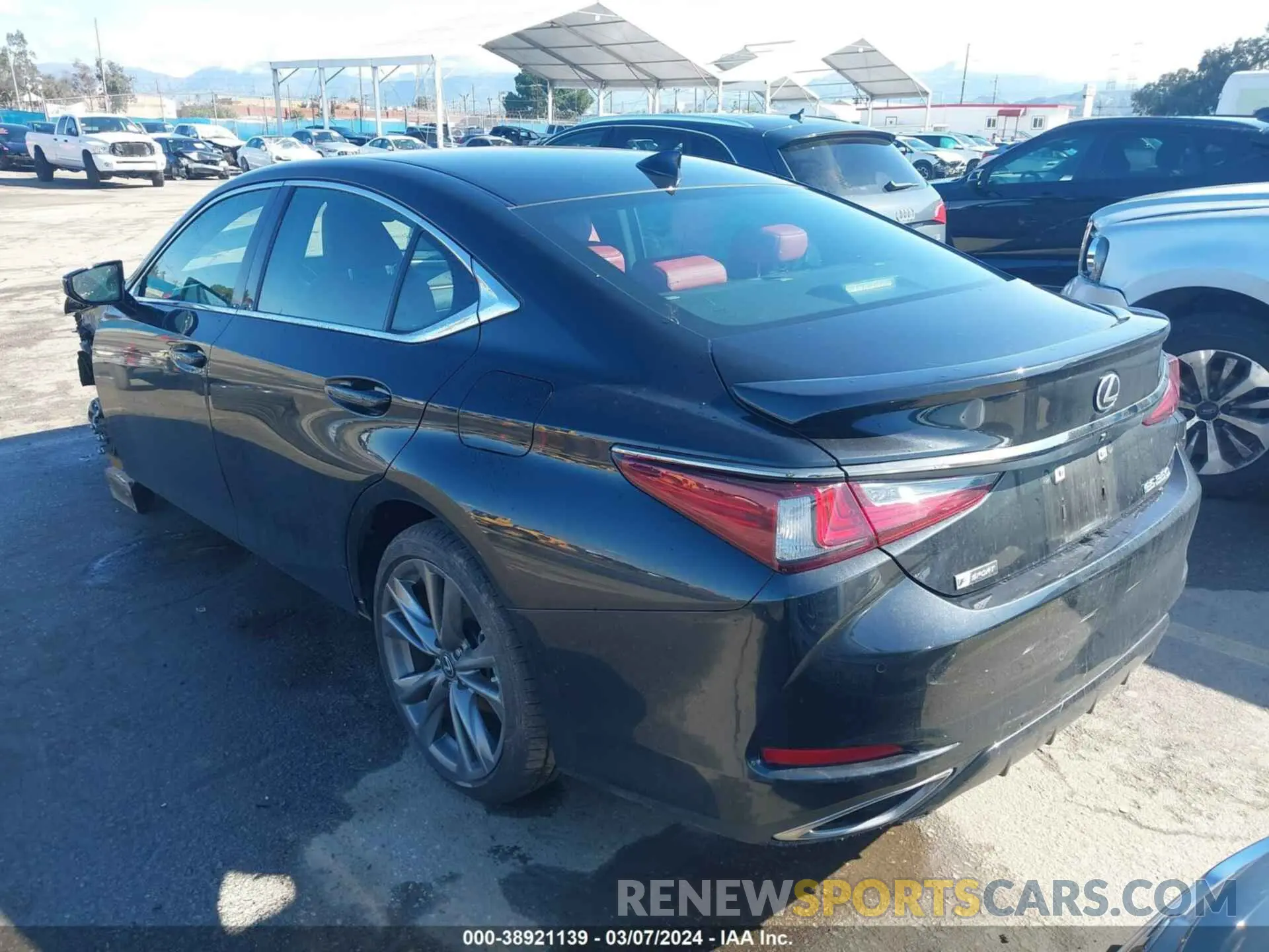 3 Photograph of a damaged car 58AGZ1B10MU109433 LEXUS ES 350 2021