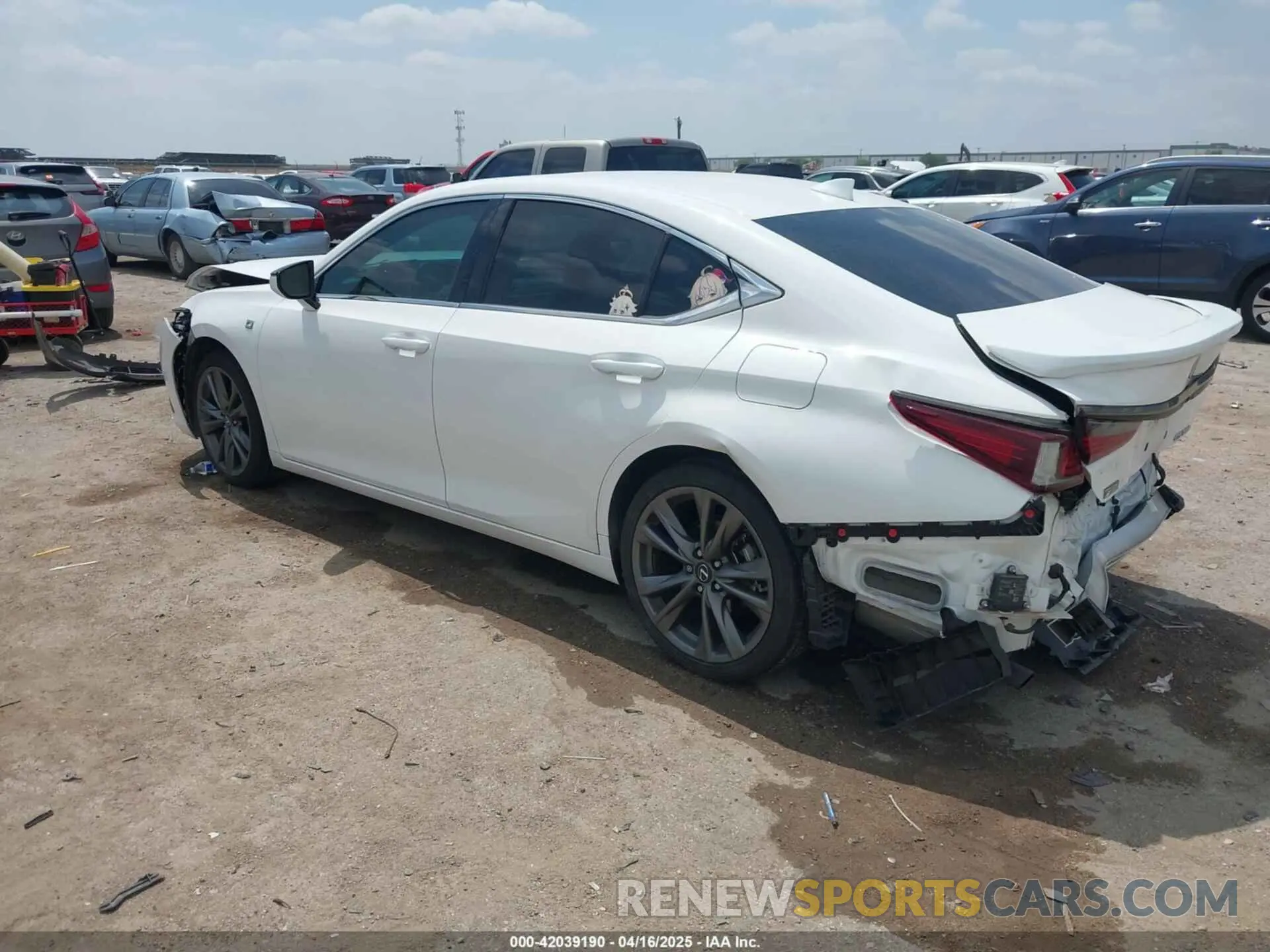 3 Photograph of a damaged car 58AGZ1B16MU098924 LEXUS ES 350 2021
