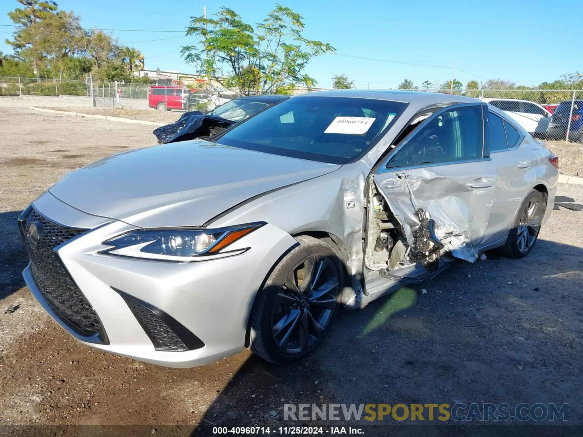 2 Photograph of a damaged car 58AGZ1B1XMU099445 LEXUS ES 350 2021
