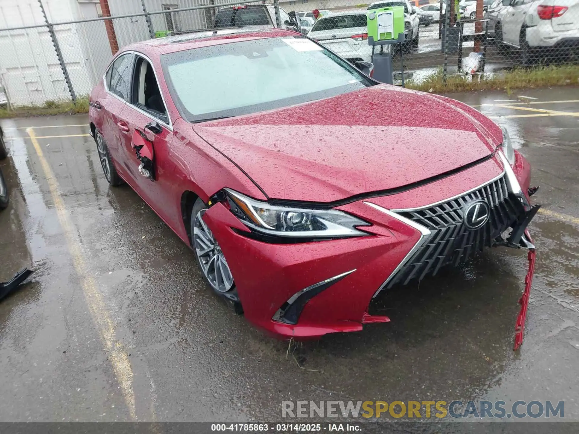 1 Photograph of a damaged car 58ACZ1B15NU119942 LEXUS ES 350 2022