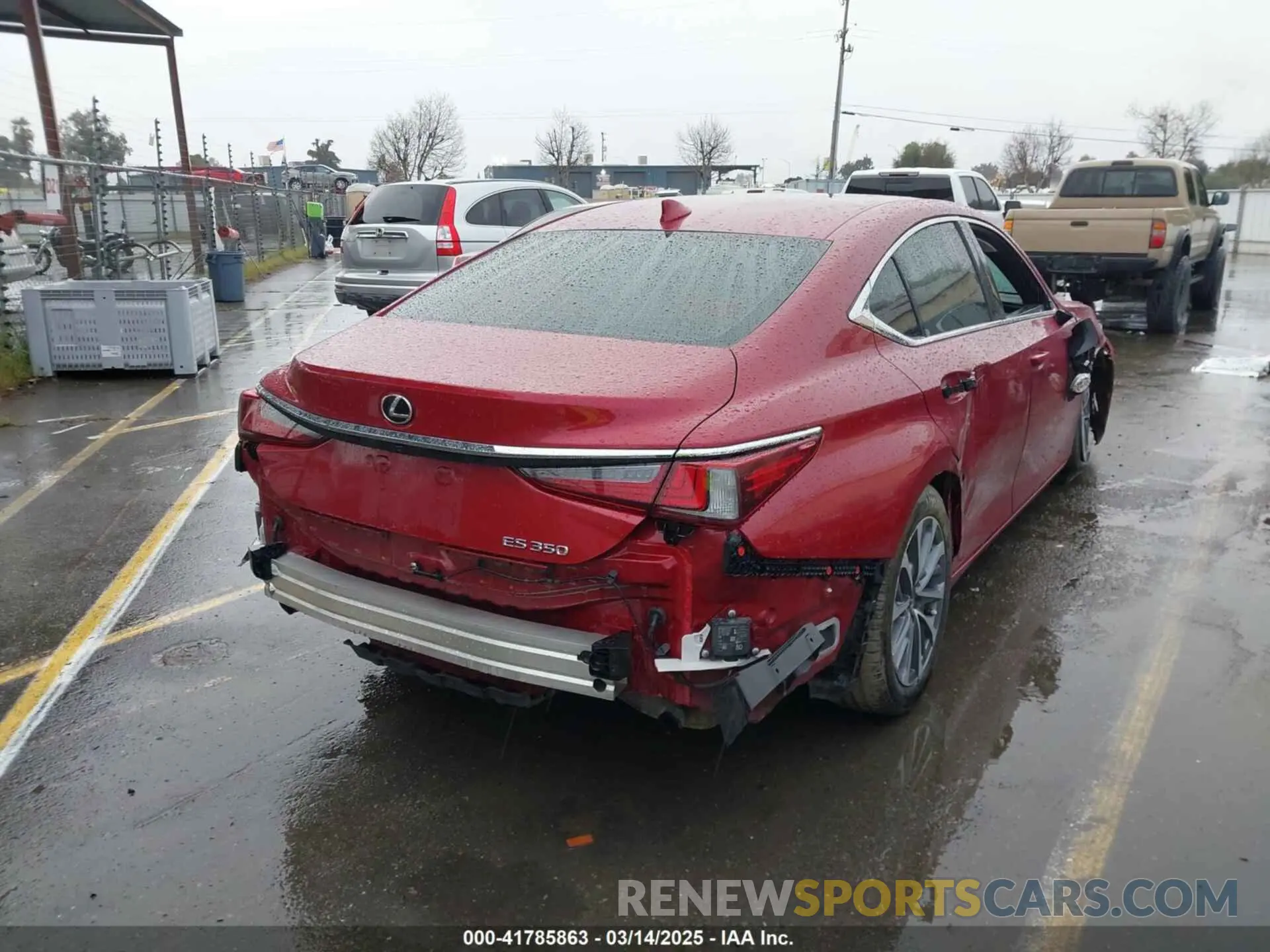 4 Photograph of a damaged car 58ACZ1B15NU119942 LEXUS ES 350 2022