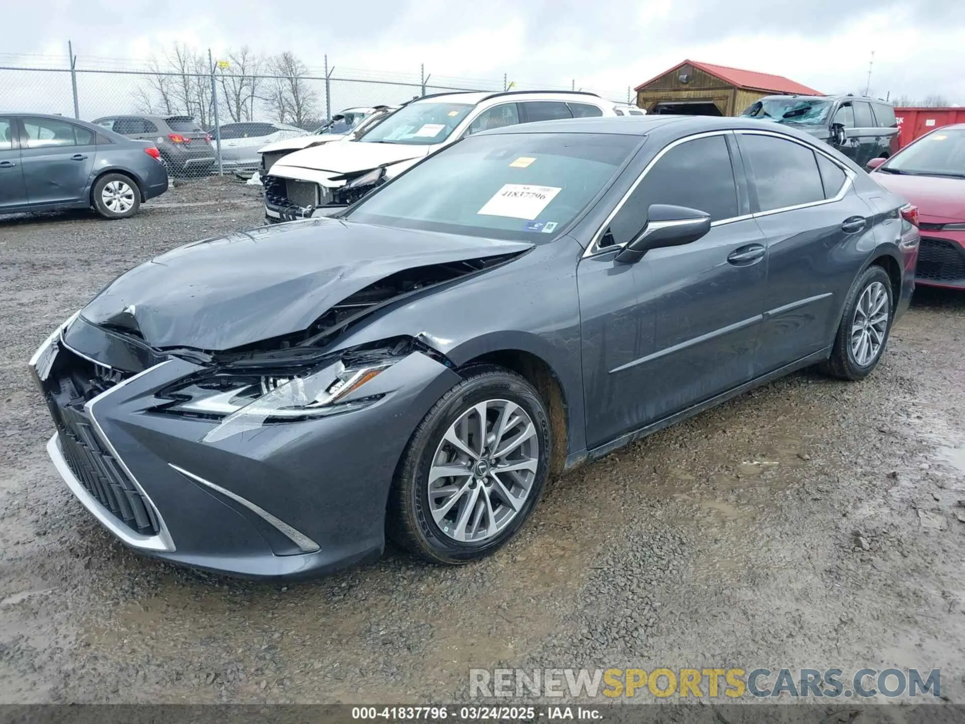 2 Photograph of a damaged car 58ACZ1B18NU133558 LEXUS ES 350 2022