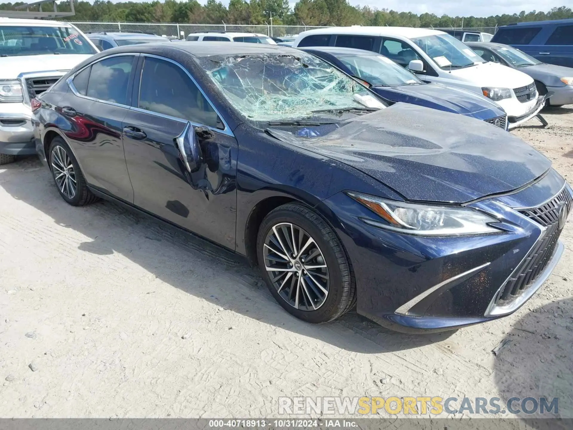 1 Photograph of a damaged car 58ADZ1B13NU117014 LEXUS ES 350 2022