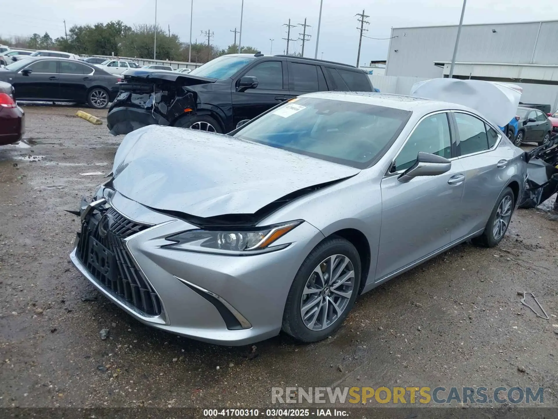 2 Photograph of a damaged car 58ADZ1B16NU126242 LEXUS ES 350 2022