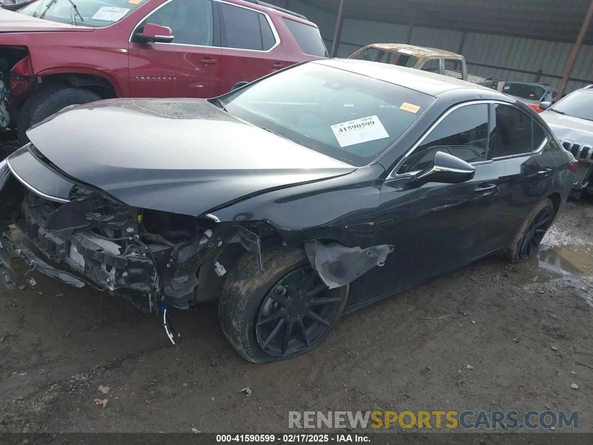 2 Photograph of a damaged car 58ADZ1B19NU117552 LEXUS ES 350 2022
