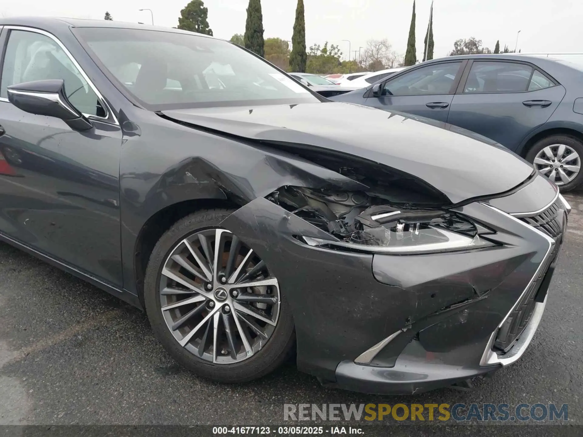 6 Photograph of a damaged car 58ADZ1B10PU147722 LEXUS ES 350 2023