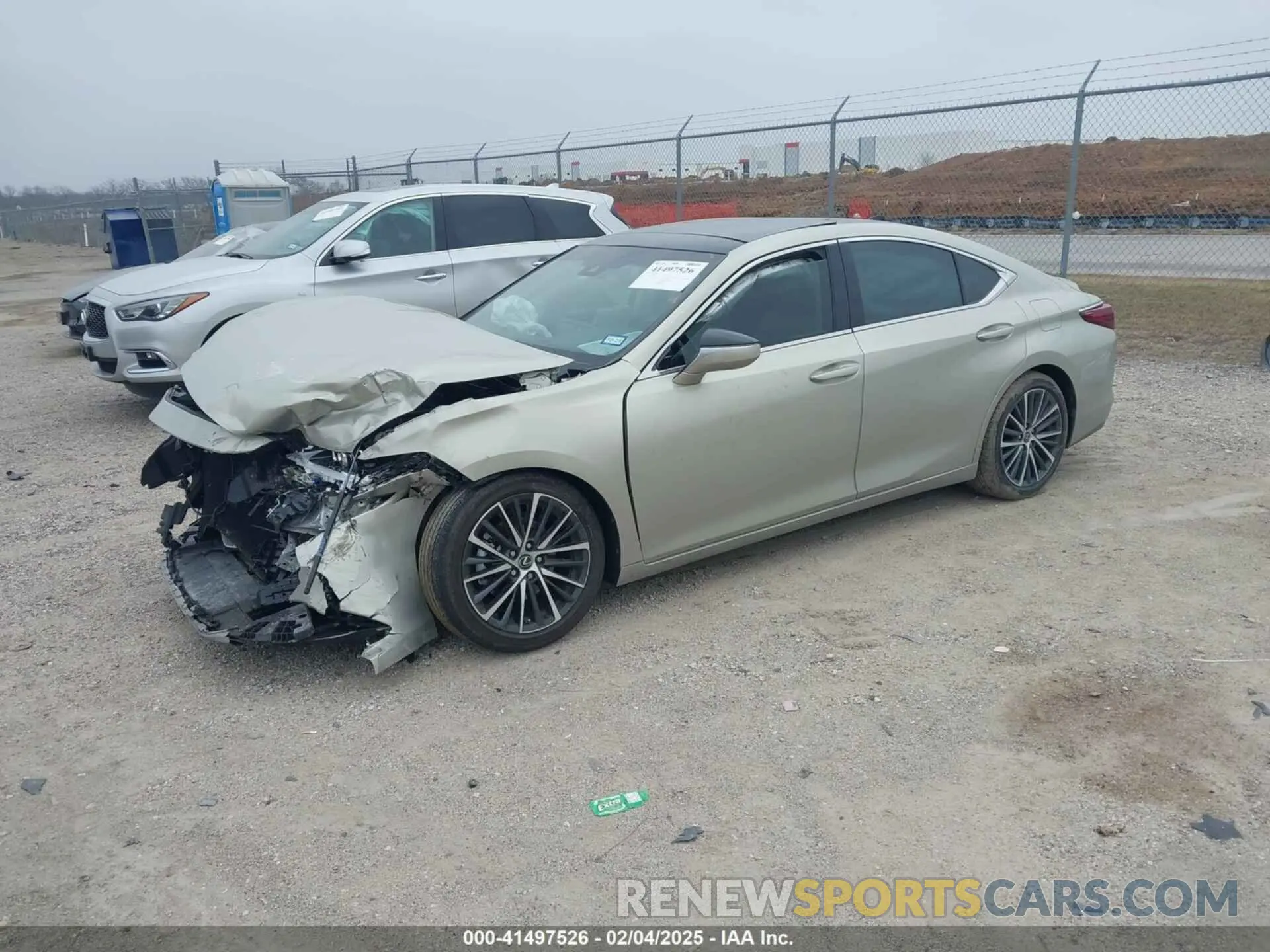 2 Photograph of a damaged car 58ADZ1B12PU140108 LEXUS ES 350 2023