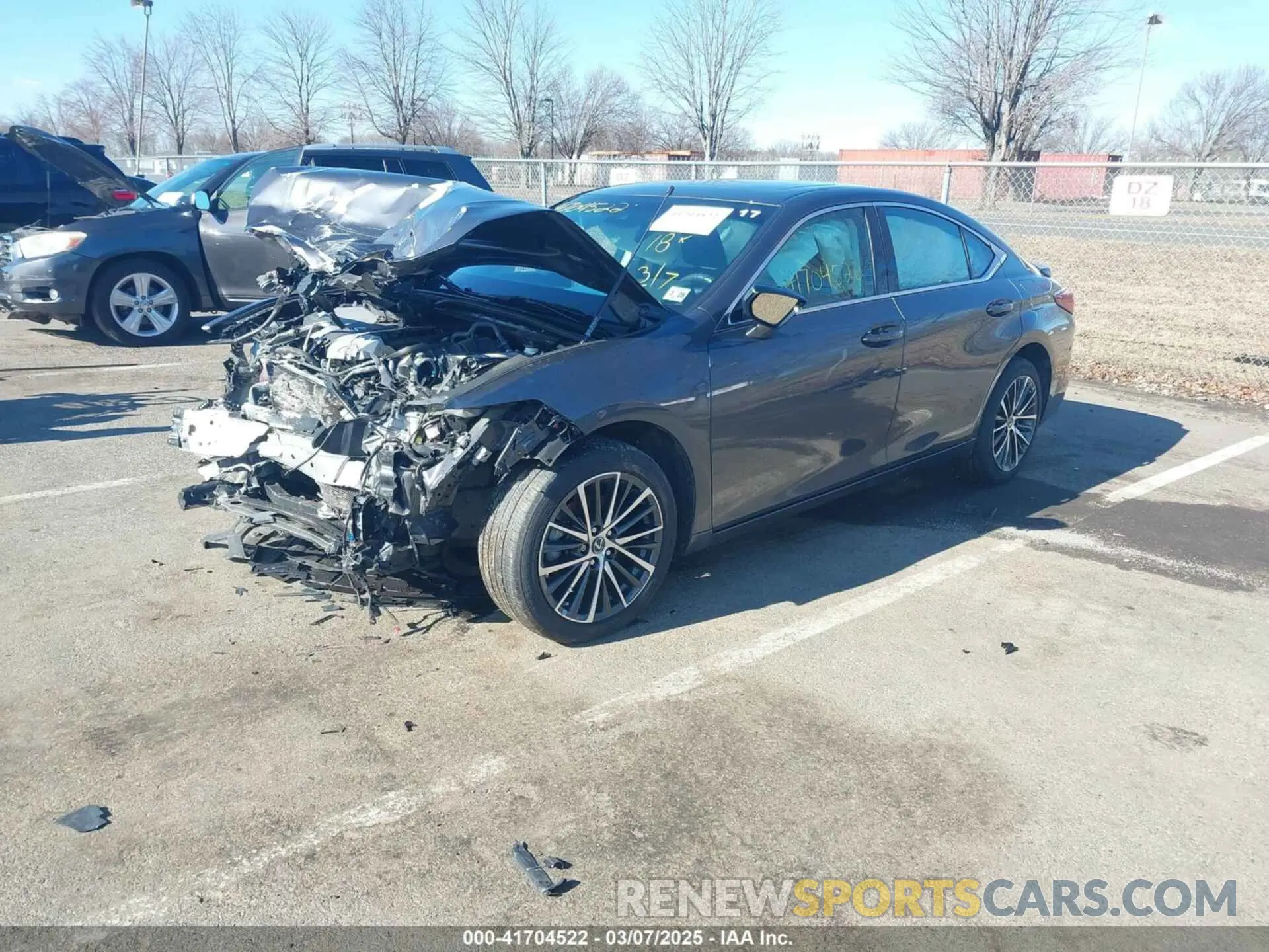 2 Photograph of a damaged car 58ADZ1B18PU159293 LEXUS ES 350 2023