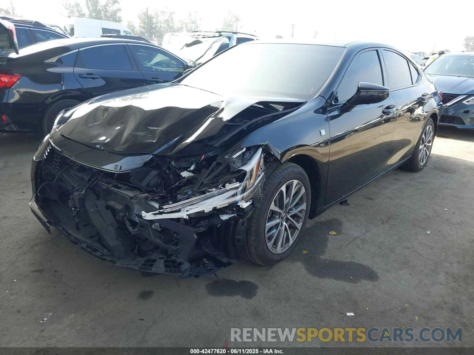2 Photograph of a damaged car 58AJZ1B14PU155129 LEXUS ES 350 2023