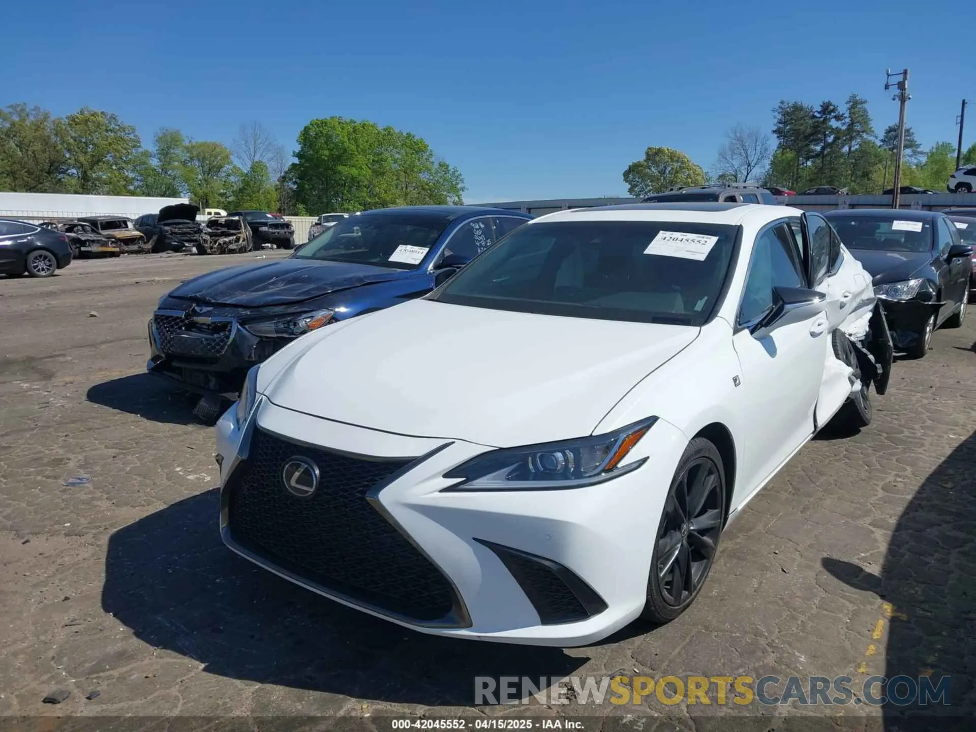 2 Photograph of a damaged car 58AJZ1B18PU142044 LEXUS ES 350 2023
