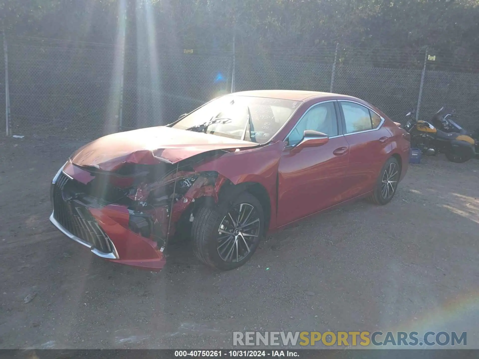 2 Photograph of a damaged car 58ADZ1B10RU169397 LEXUS ES 350 2024