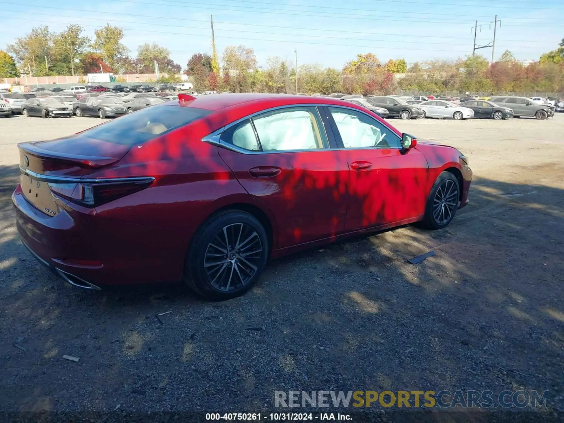 4 Photograph of a damaged car 58ADZ1B10RU169397 LEXUS ES 350 2024