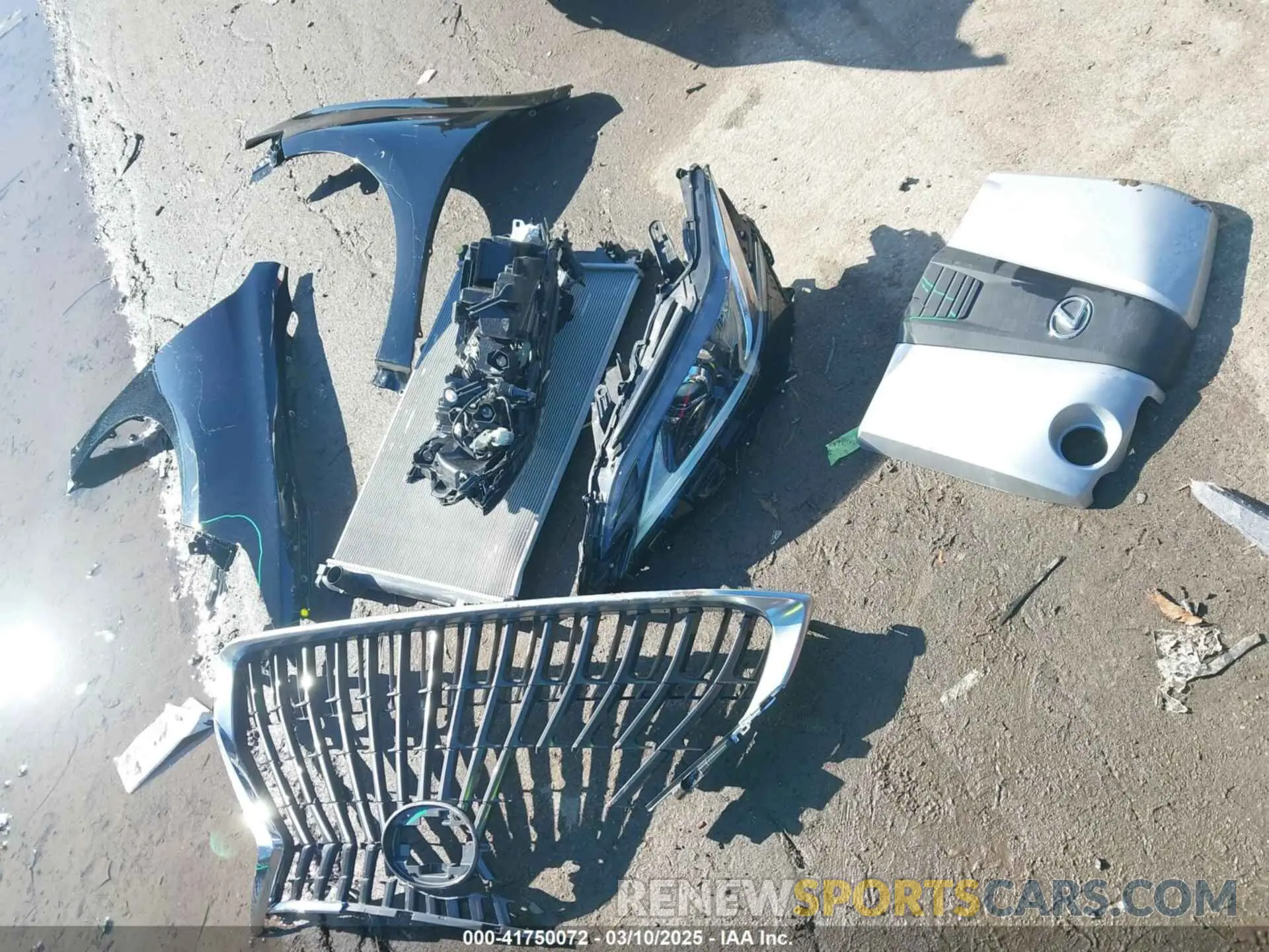 18 Photograph of a damaged car 58ADZ1B11RU176584 LEXUS ES 350 2024