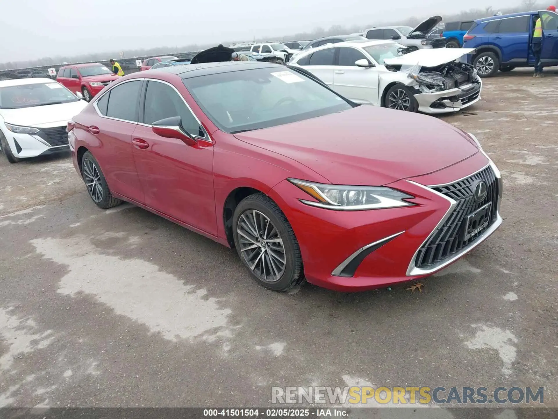1 Photograph of a damaged car 58ADZ1B12RU163133 LEXUS ES 350 2024
