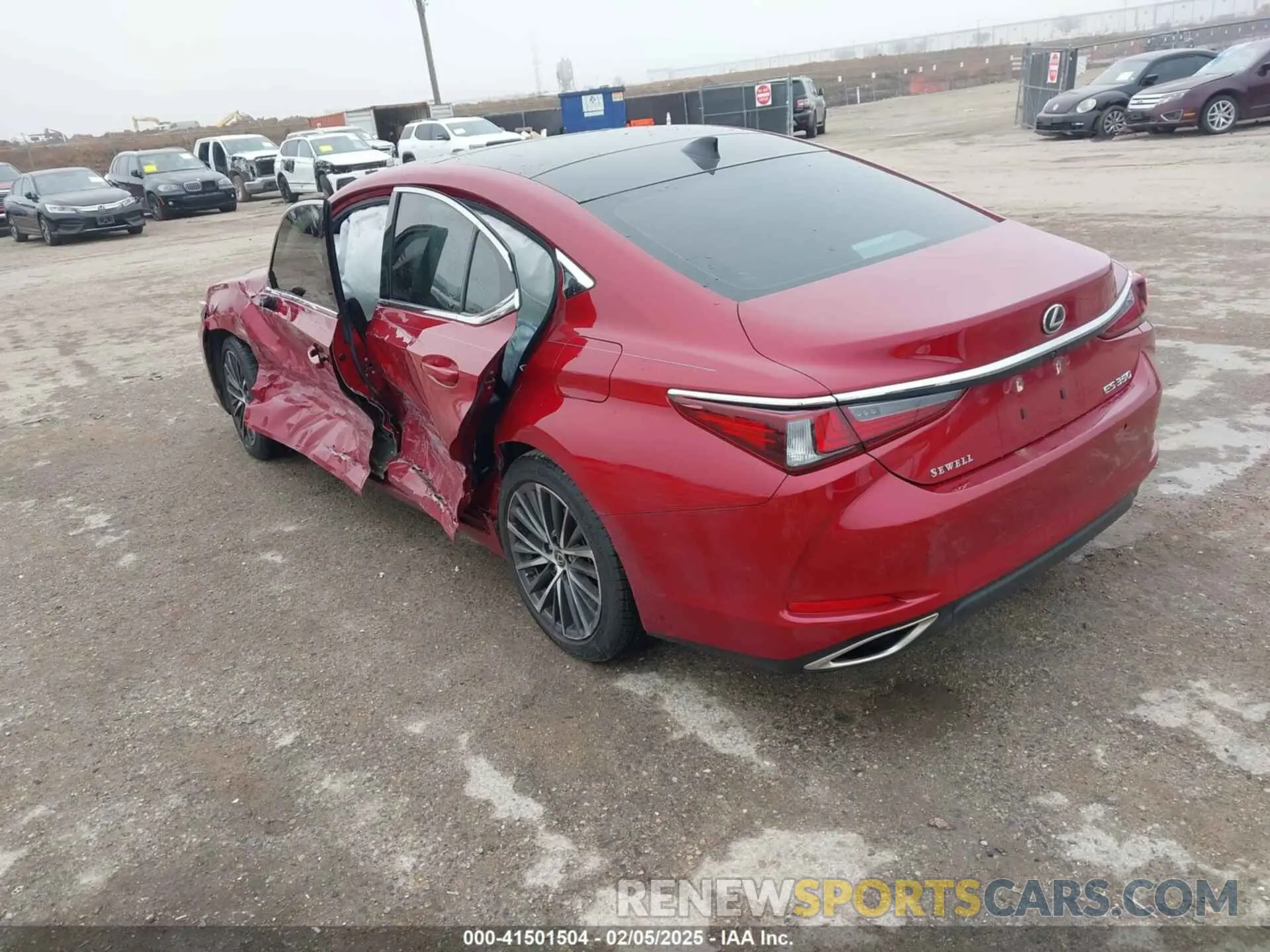 3 Photograph of a damaged car 58ADZ1B12RU163133 LEXUS ES 350 2024
