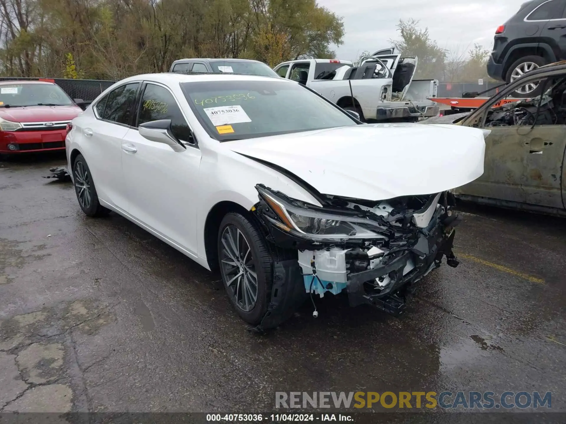 1 Photograph of a damaged car 58ADZ1B12RU177145 LEXUS ES 350 2024