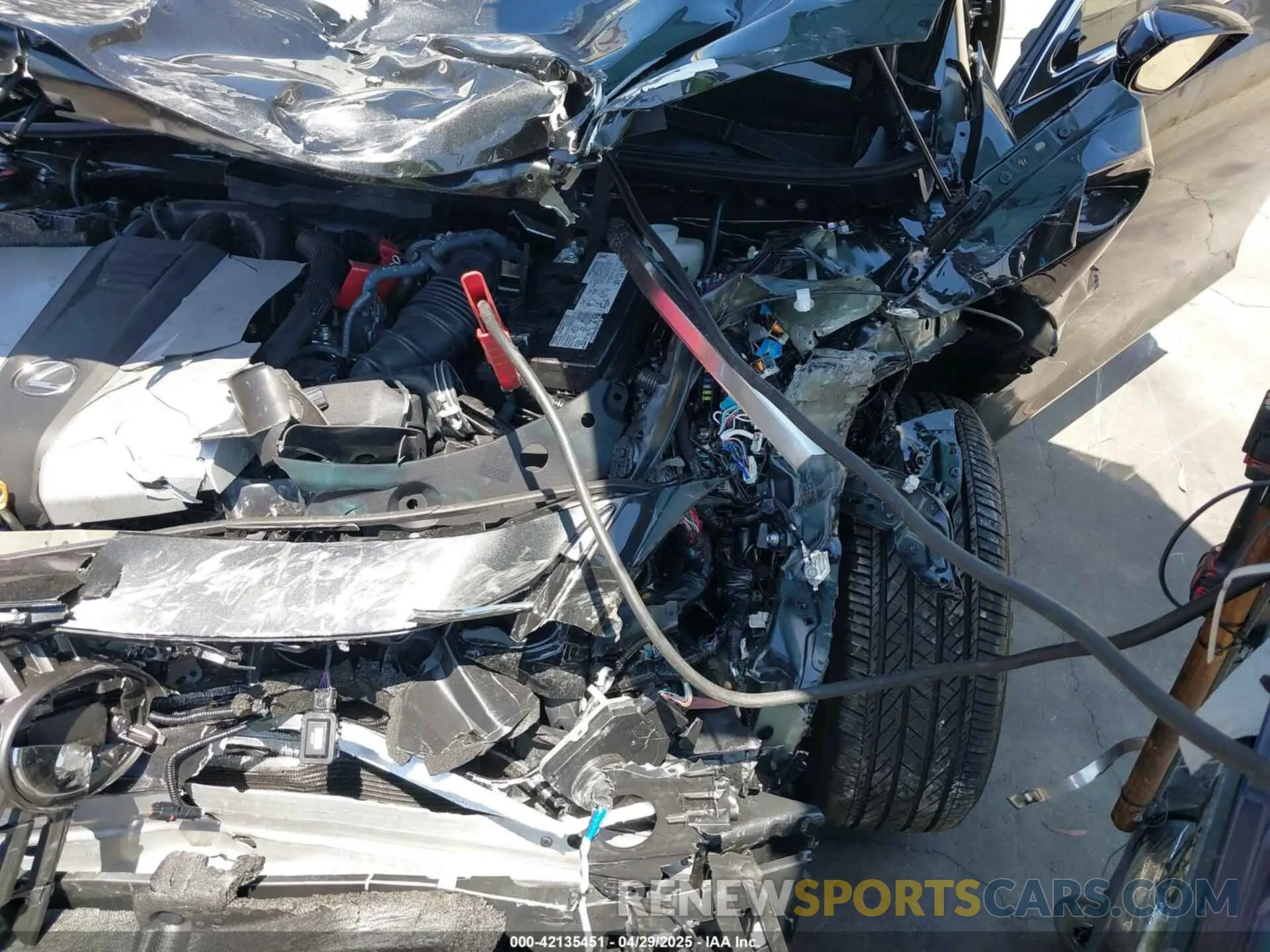 6 Photograph of a damaged car 58ADZ1B11SU197487 LEXUS ES 350 2025
