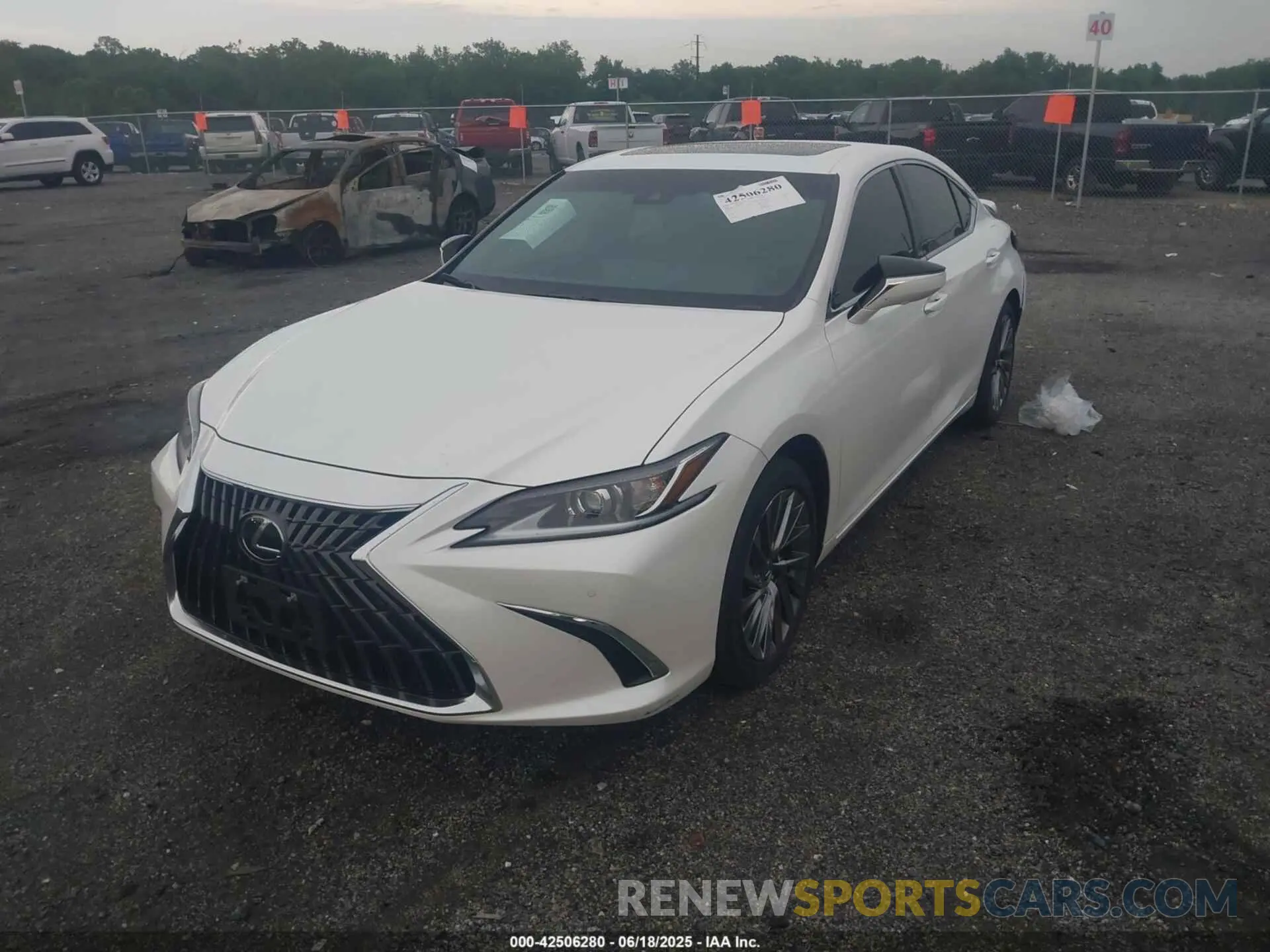 2 Photograph of a damaged car 58AEZ1B18SU192999 LEXUS ES 350 2025