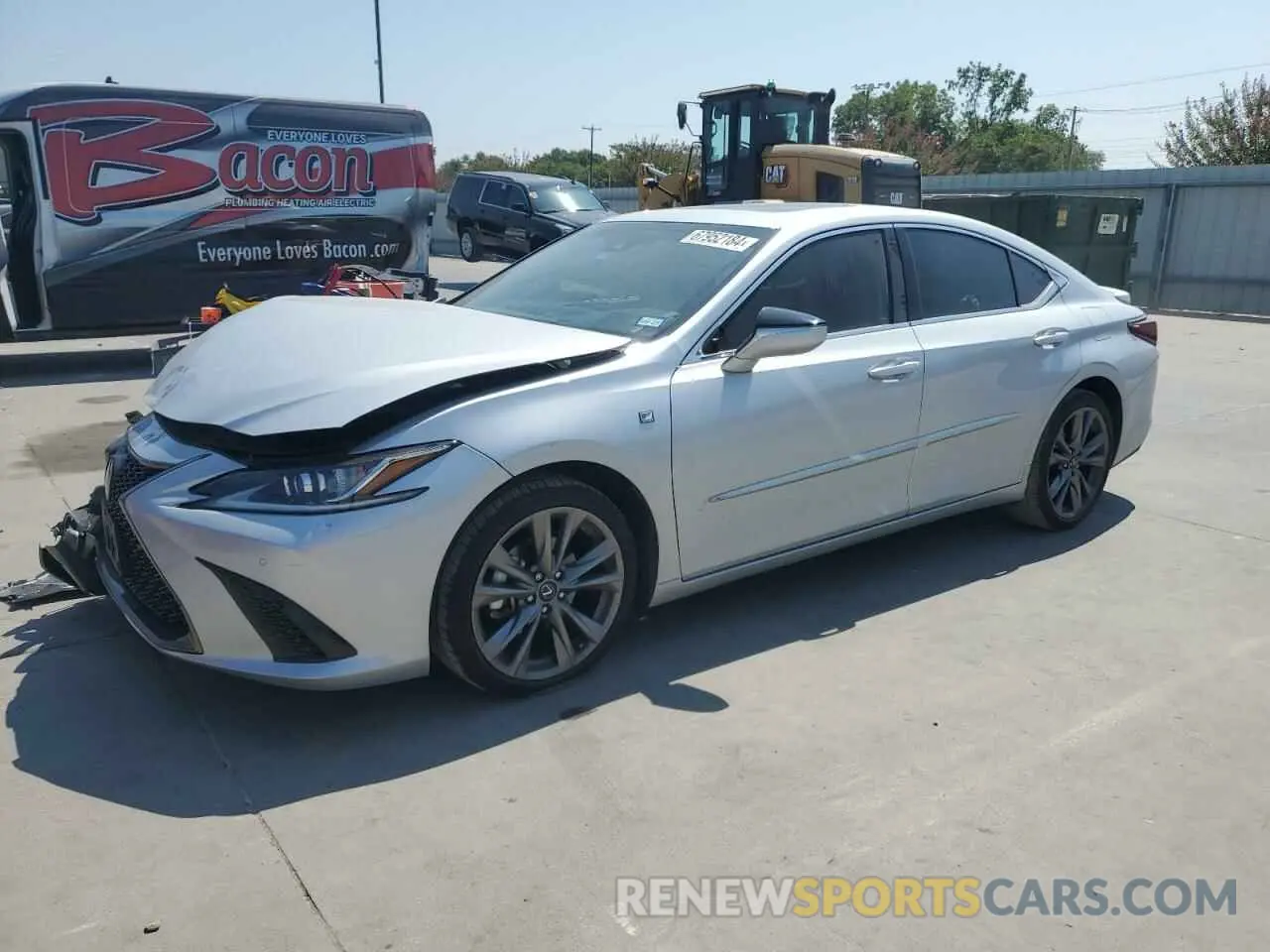 1 Photograph of a damaged car 58AGZ1B10LU060345 LEXUS ES 350 F S 2020