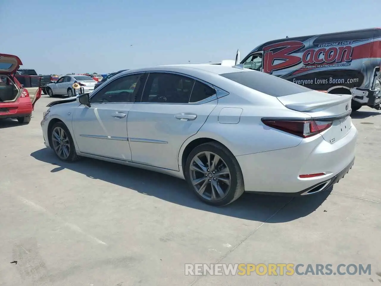 2 Photograph of a damaged car 58AGZ1B10LU060345 LEXUS ES 350 F S 2020