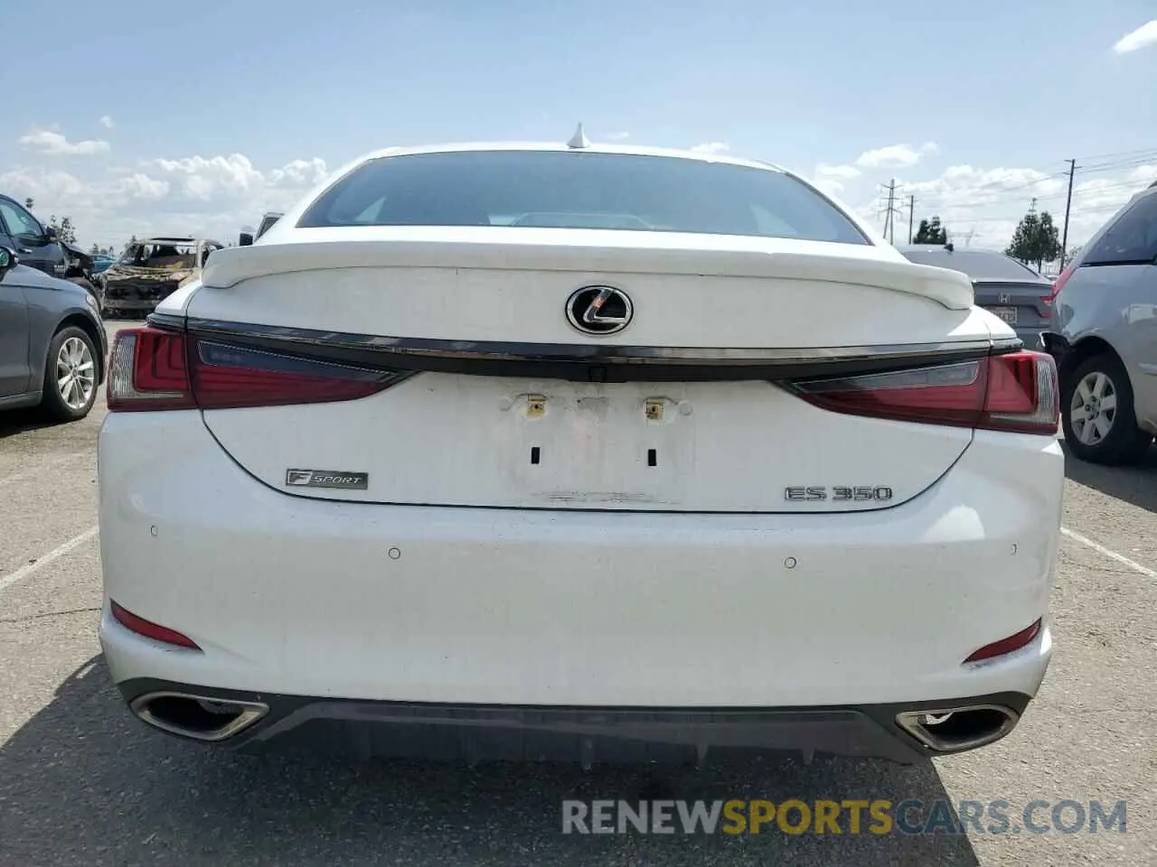 6 Photograph of a damaged car 58AGZ1B10LU079493 LEXUS ES 350 F S 2020