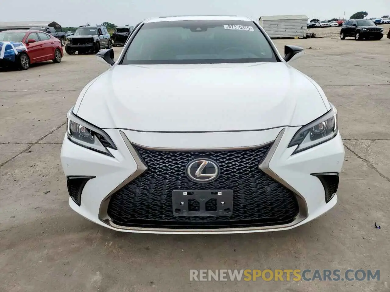 5 Photograph of a damaged car 58AGZ1B15LU055934 LEXUS ES 350 F S 2020