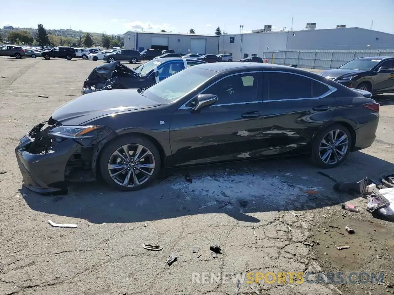 1 Photograph of a damaged car 58AGZ1B16LU080759 LEXUS ES 350 F S 2020
