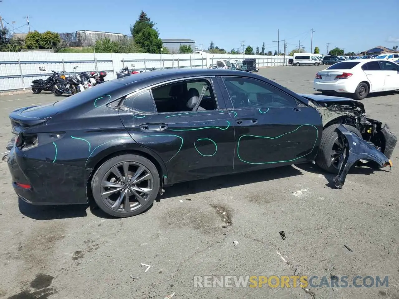 3 Photograph of a damaged car 58AGZ1B16LU080759 LEXUS ES 350 F S 2020