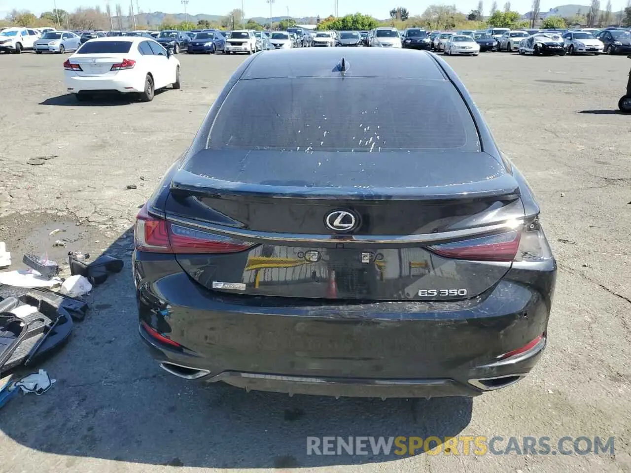 6 Photograph of a damaged car 58AGZ1B16LU080759 LEXUS ES 350 F S 2020