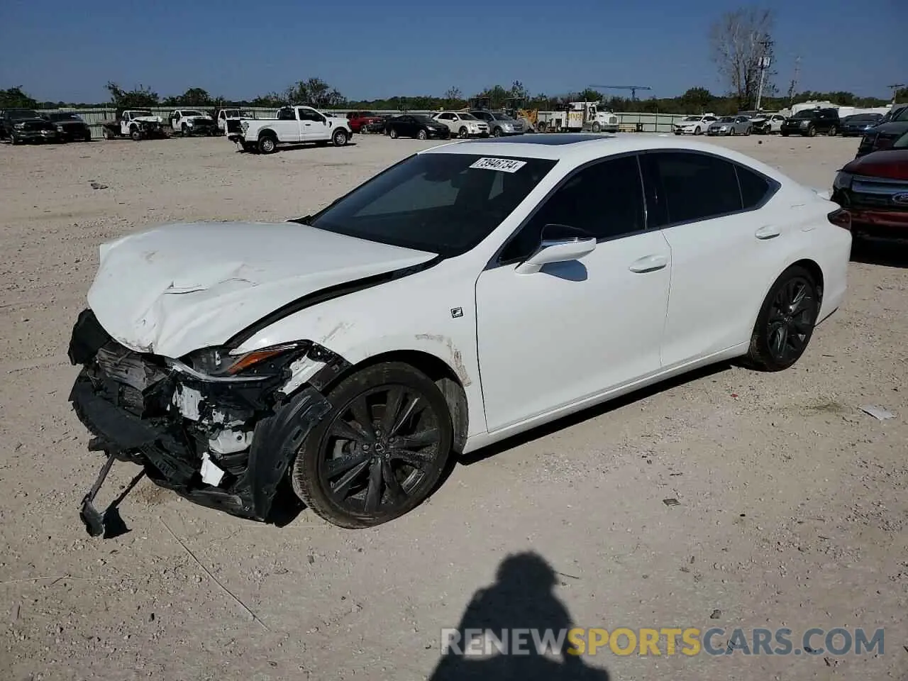 1 Photograph of a damaged car 58AGZ1B1XLU064046 LEXUS ES 350 F S 2020