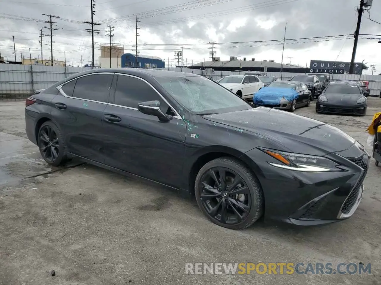 4 Photograph of a damaged car 58AJZ1B13PU155140 LEXUS ES 350 F S 2023