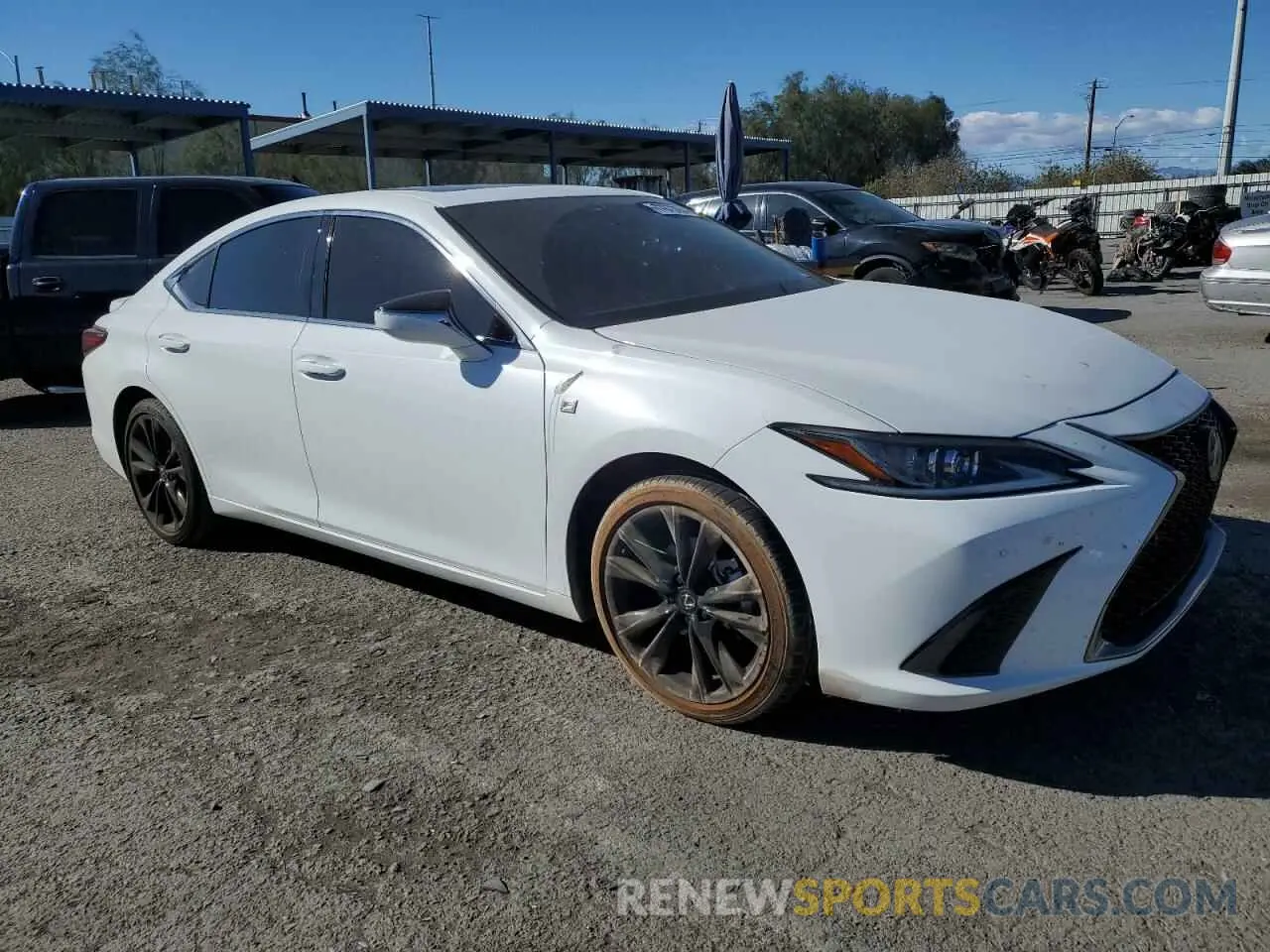4 Photograph of a damaged car 58AJZ1B17PU141581 LEXUS ES 350 F S 2023