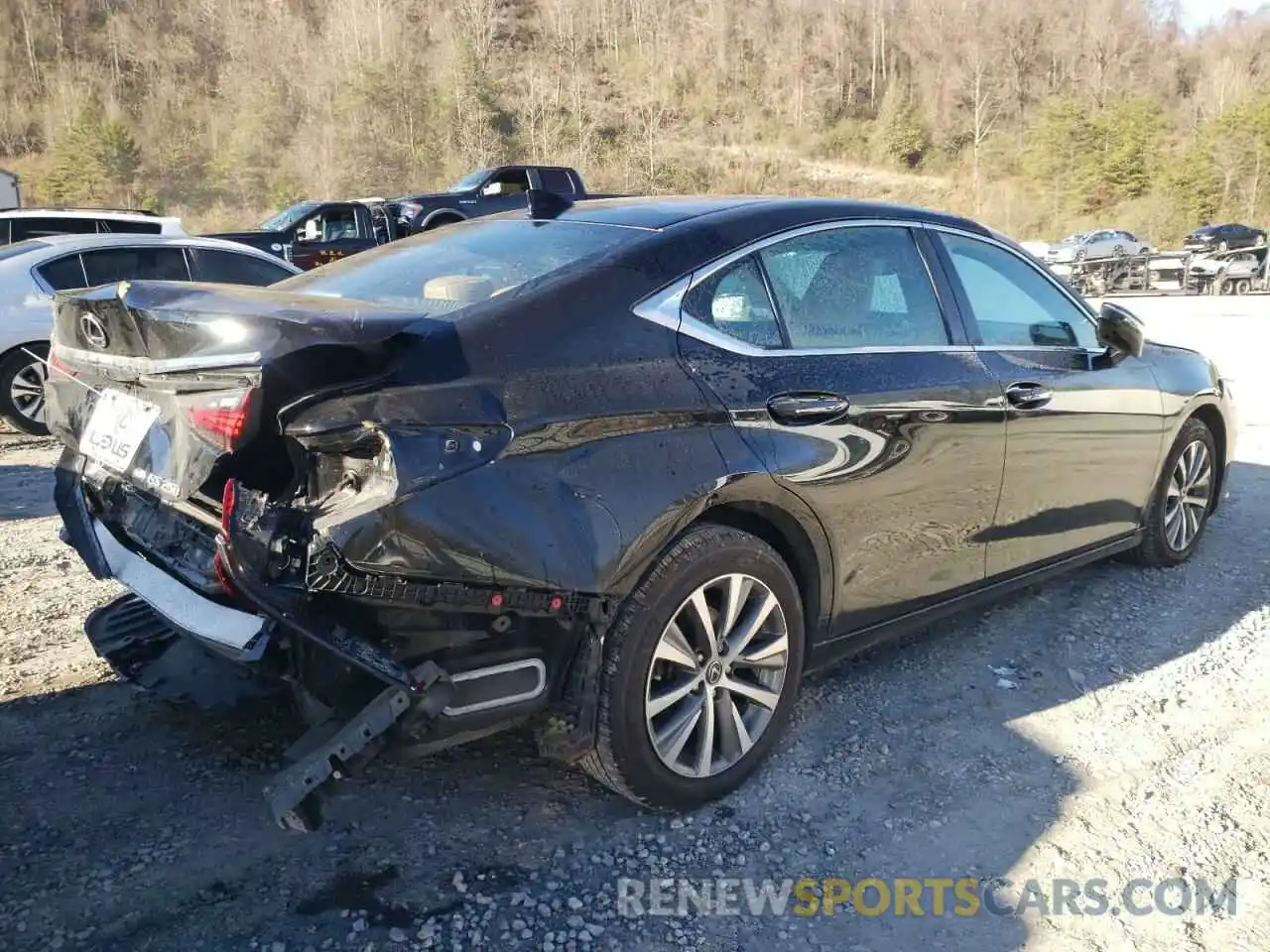 3 Photograph of a damaged car 58AC11D12MU002015 LEXUS ES250 2021