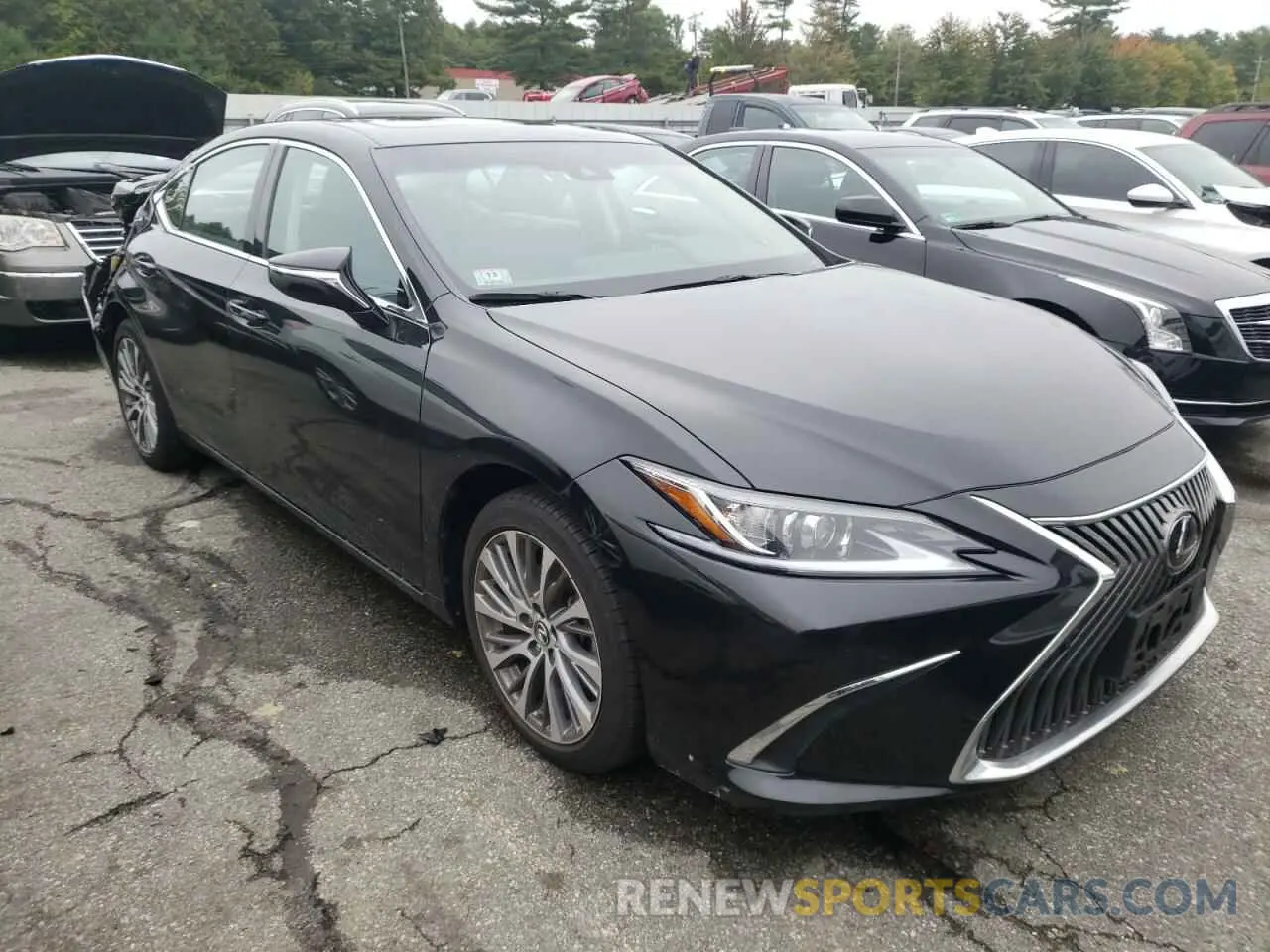1 Photograph of a damaged car 58AD11D11MU002107 LEXUS ES250 2021