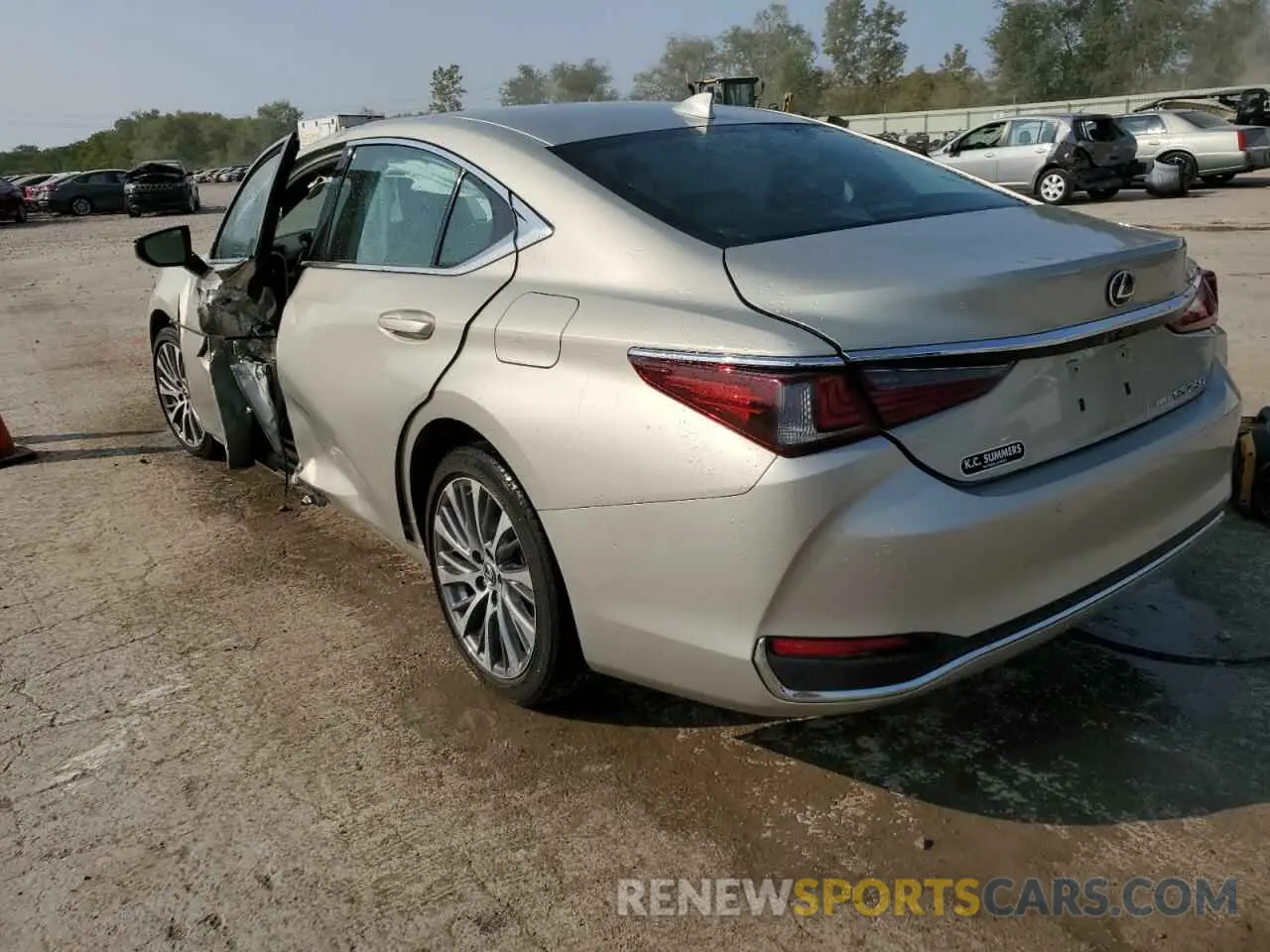 2 Photograph of a damaged car 58AD11D12MU003377 LEXUS ES250 2021