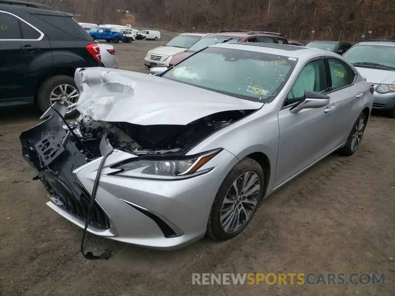 2 Photograph of a damaged car 58AD11D12MU004058 LEXUS ES250 2021