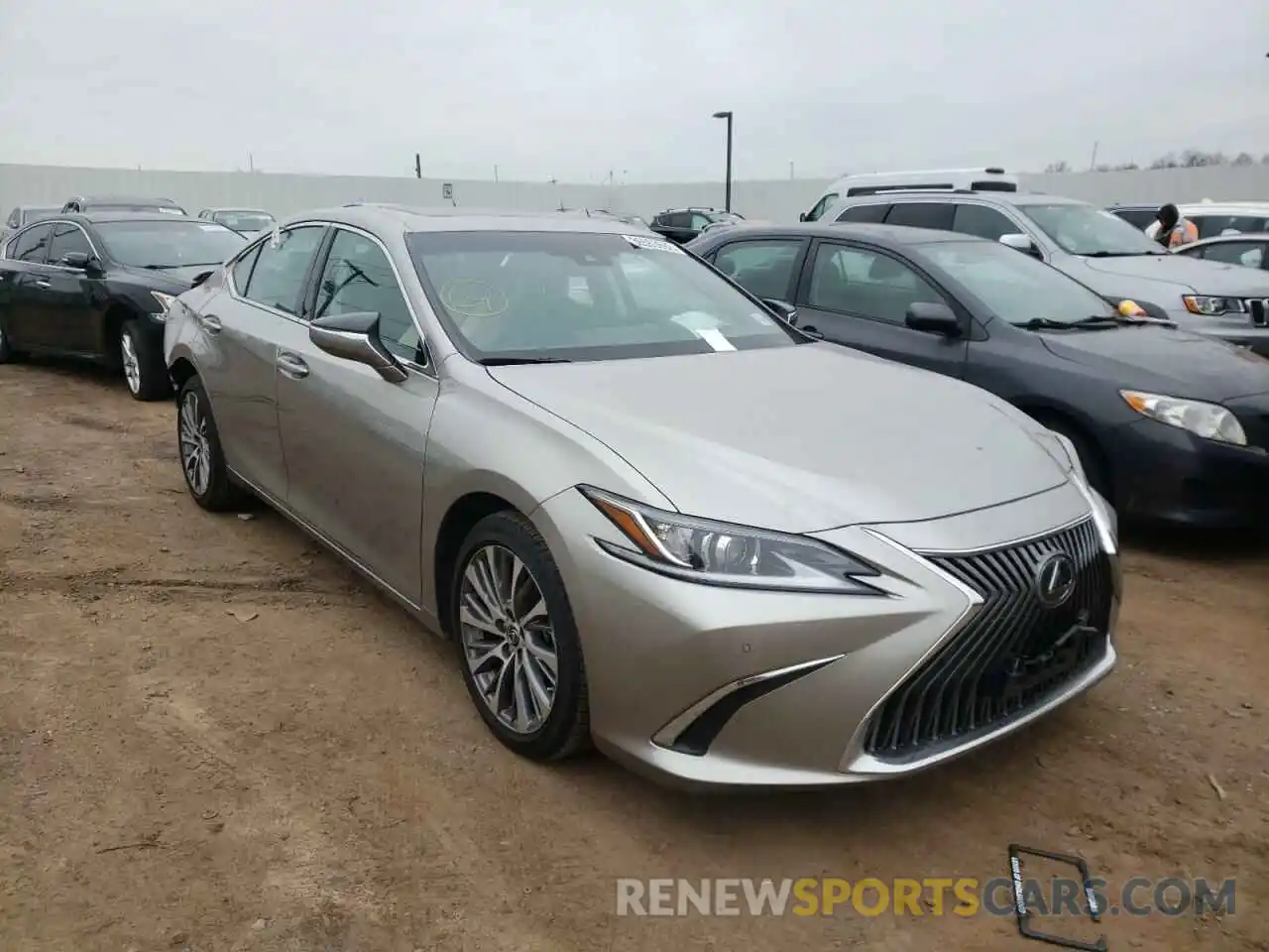 1 Photograph of a damaged car 58AD11D12MU005324 LEXUS ES250 2021