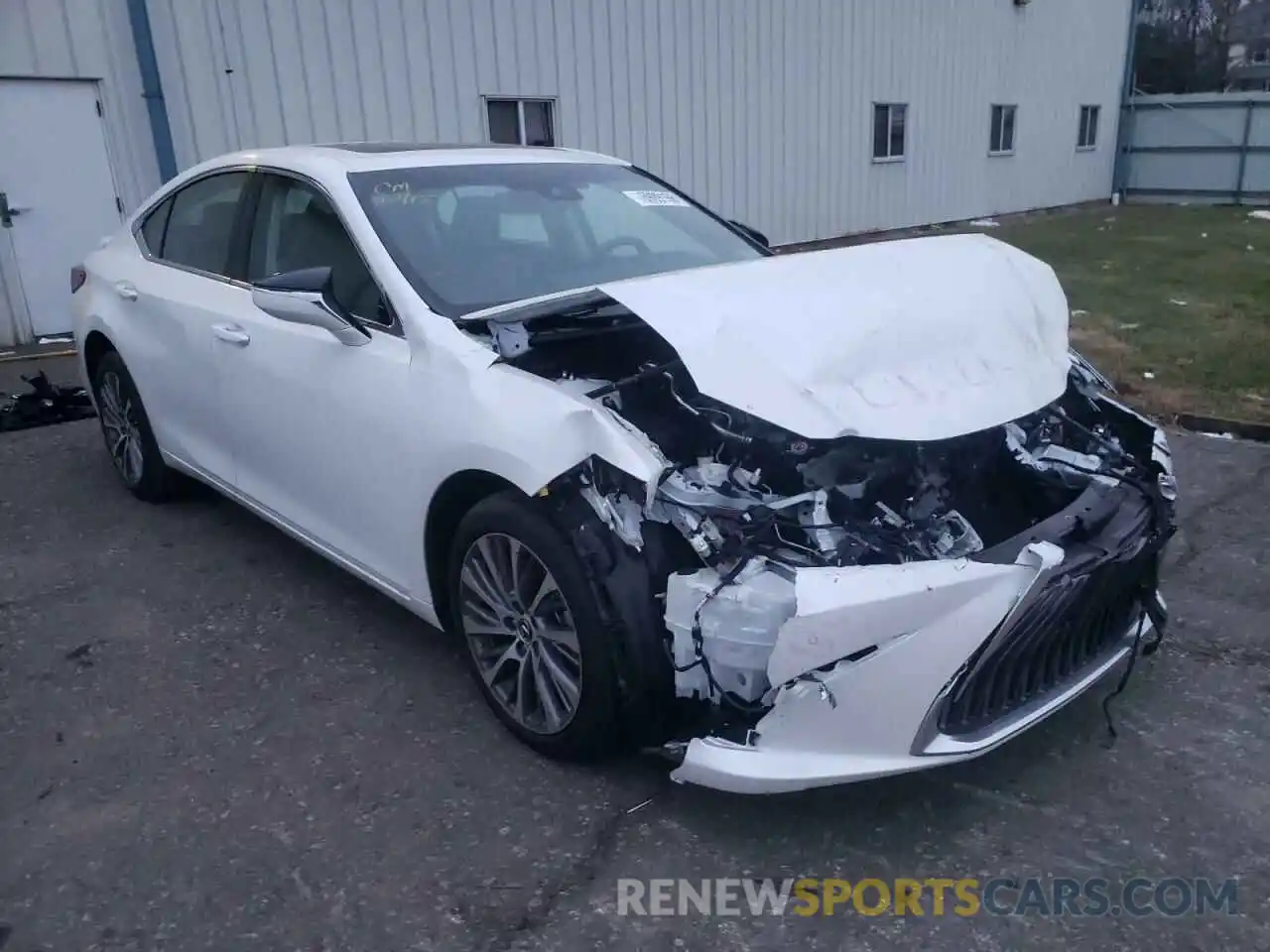 1 Photograph of a damaged car 58AD11D13MU007132 LEXUS ES250 2021