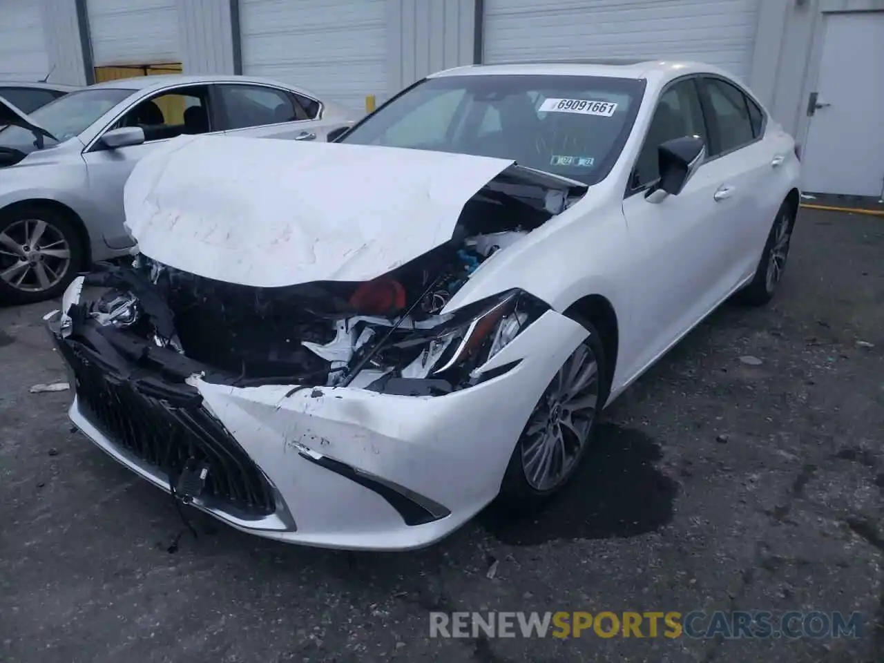 2 Photograph of a damaged car 58AD11D13MU007132 LEXUS ES250 2021