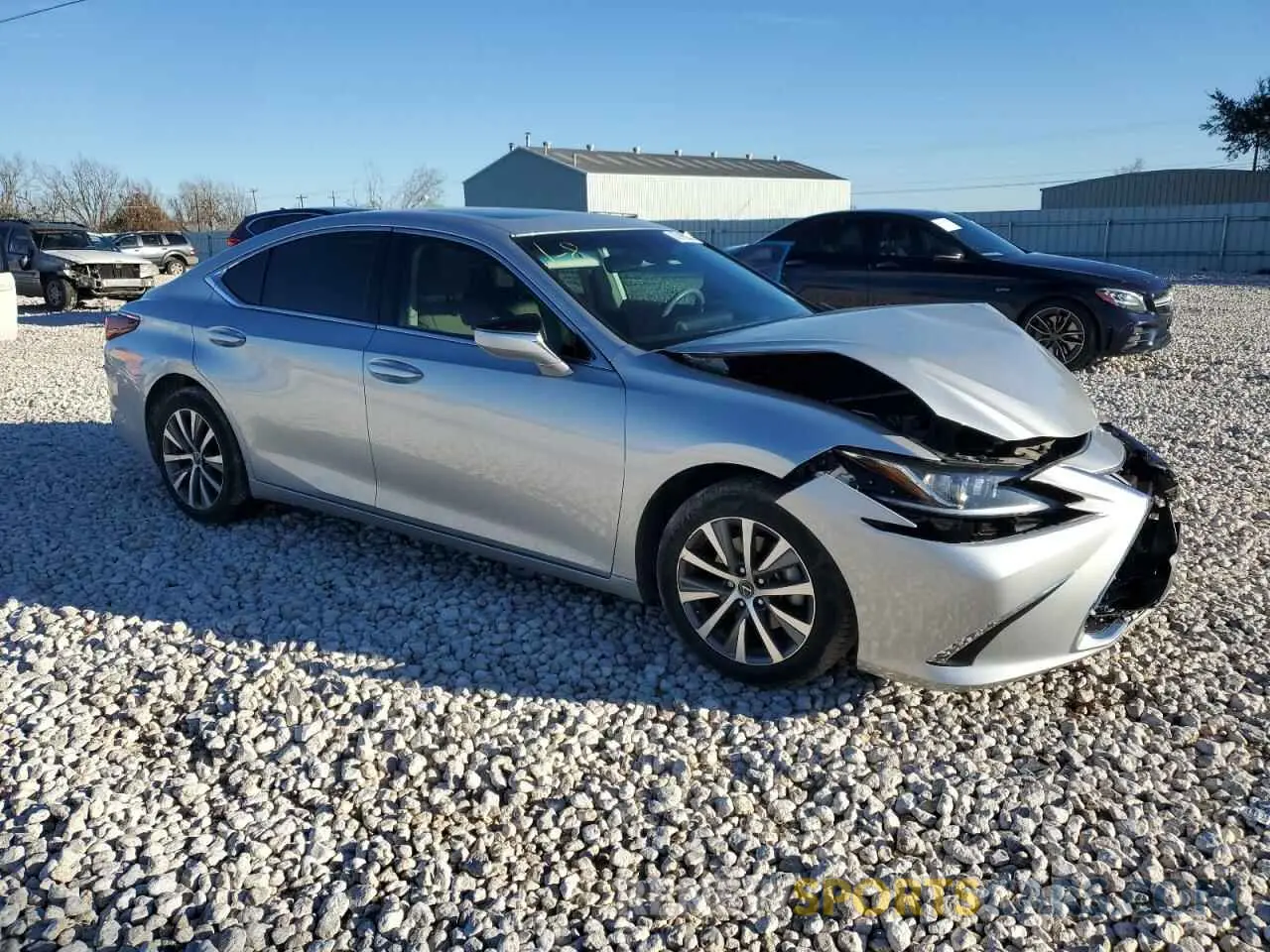 4 Photograph of a damaged car 58AD11D14MU002358 LEXUS ES250 2021