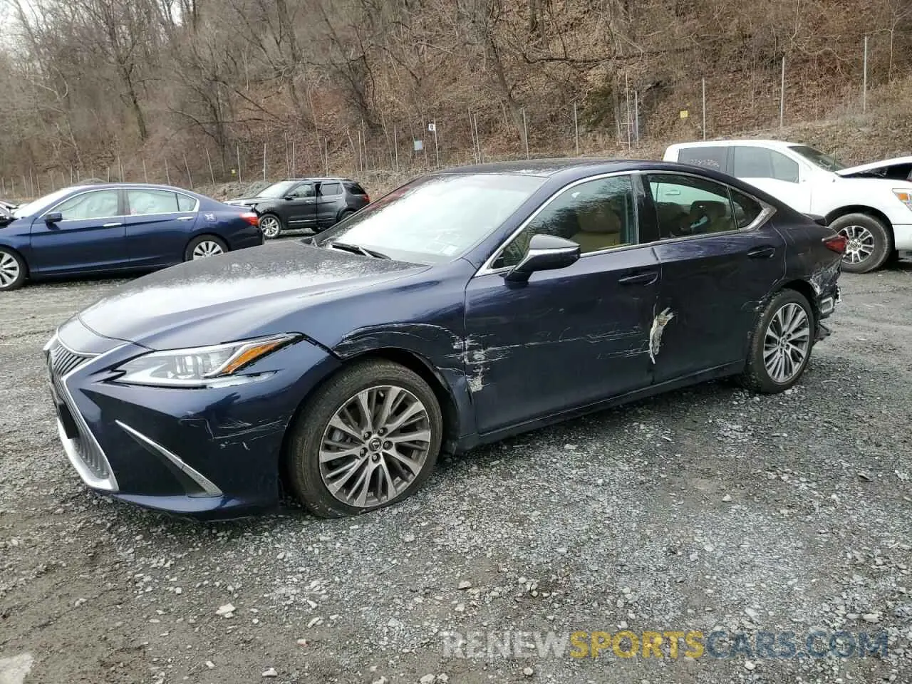 1 Photograph of a damaged car 58AD11D14MU003669 LEXUS ES250 2021