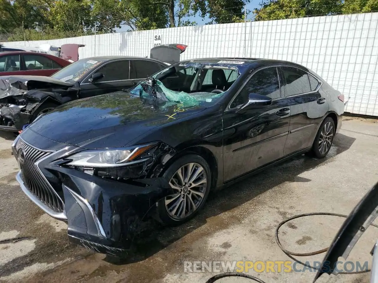 1 Photograph of a damaged car 58AD11D14MU003736 LEXUS ES250 2021