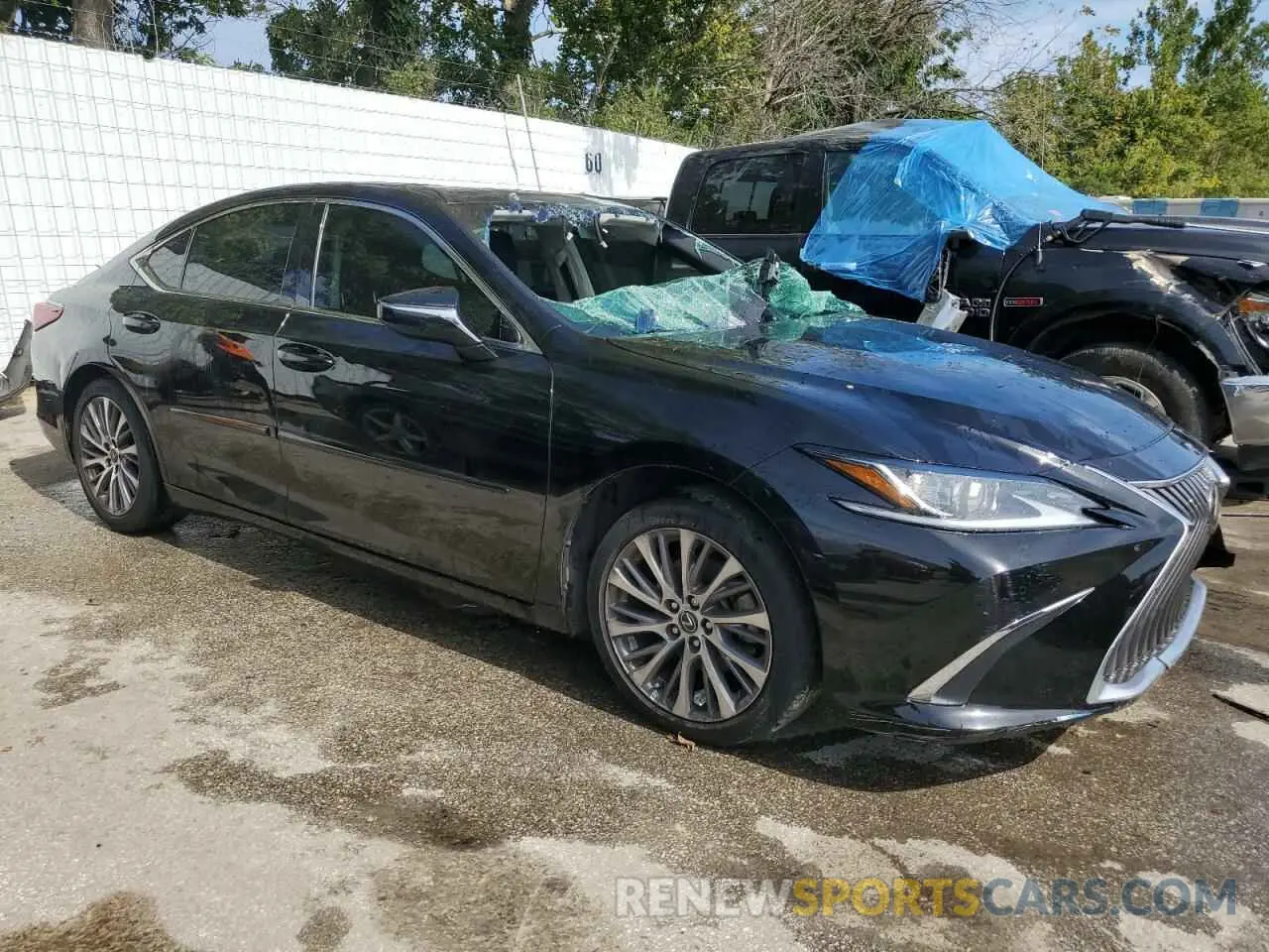 4 Photograph of a damaged car 58AD11D14MU003736 LEXUS ES250 2021