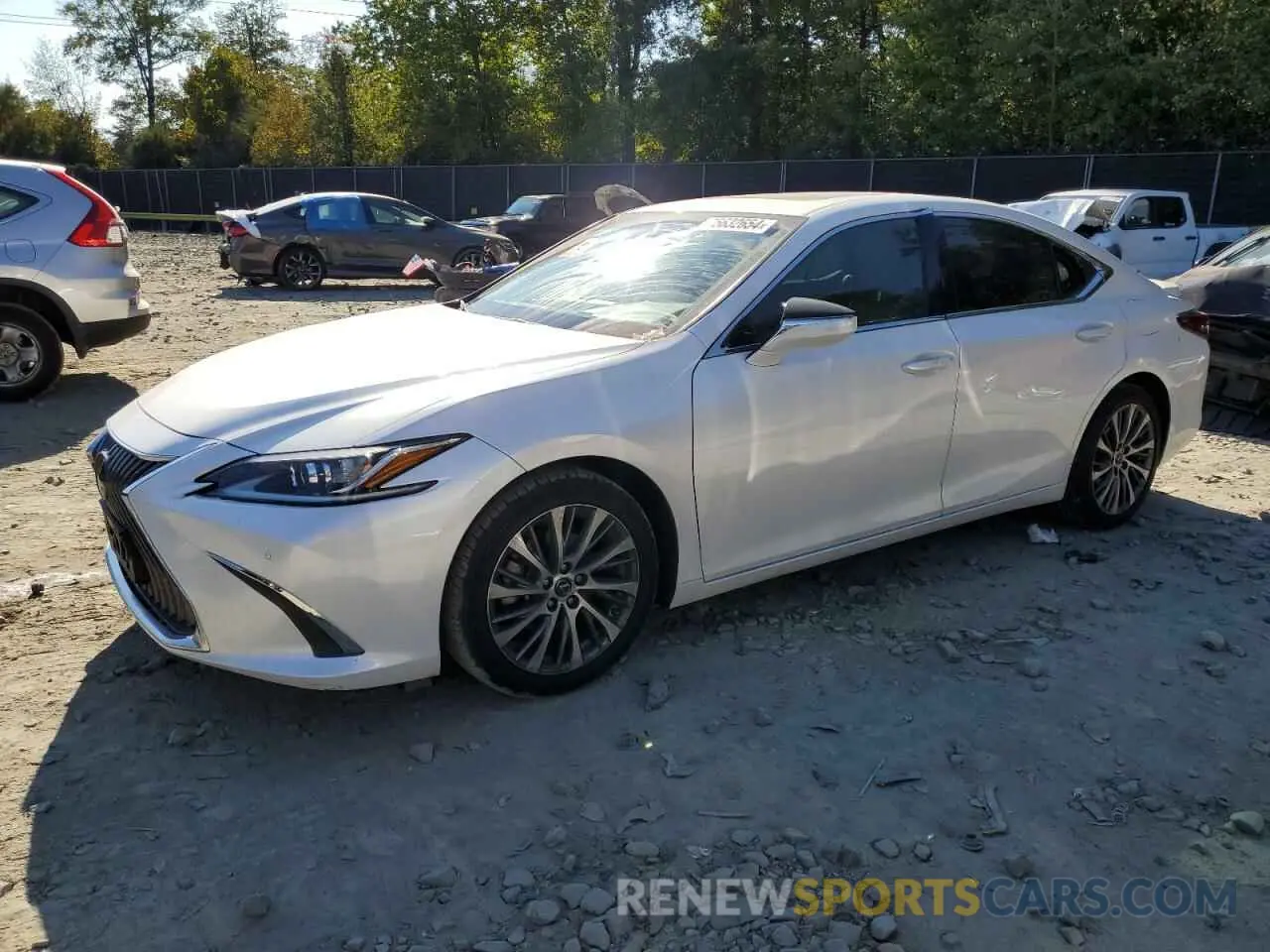 1 Photograph of a damaged car 58AD11D16MU007089 LEXUS ES250 2021