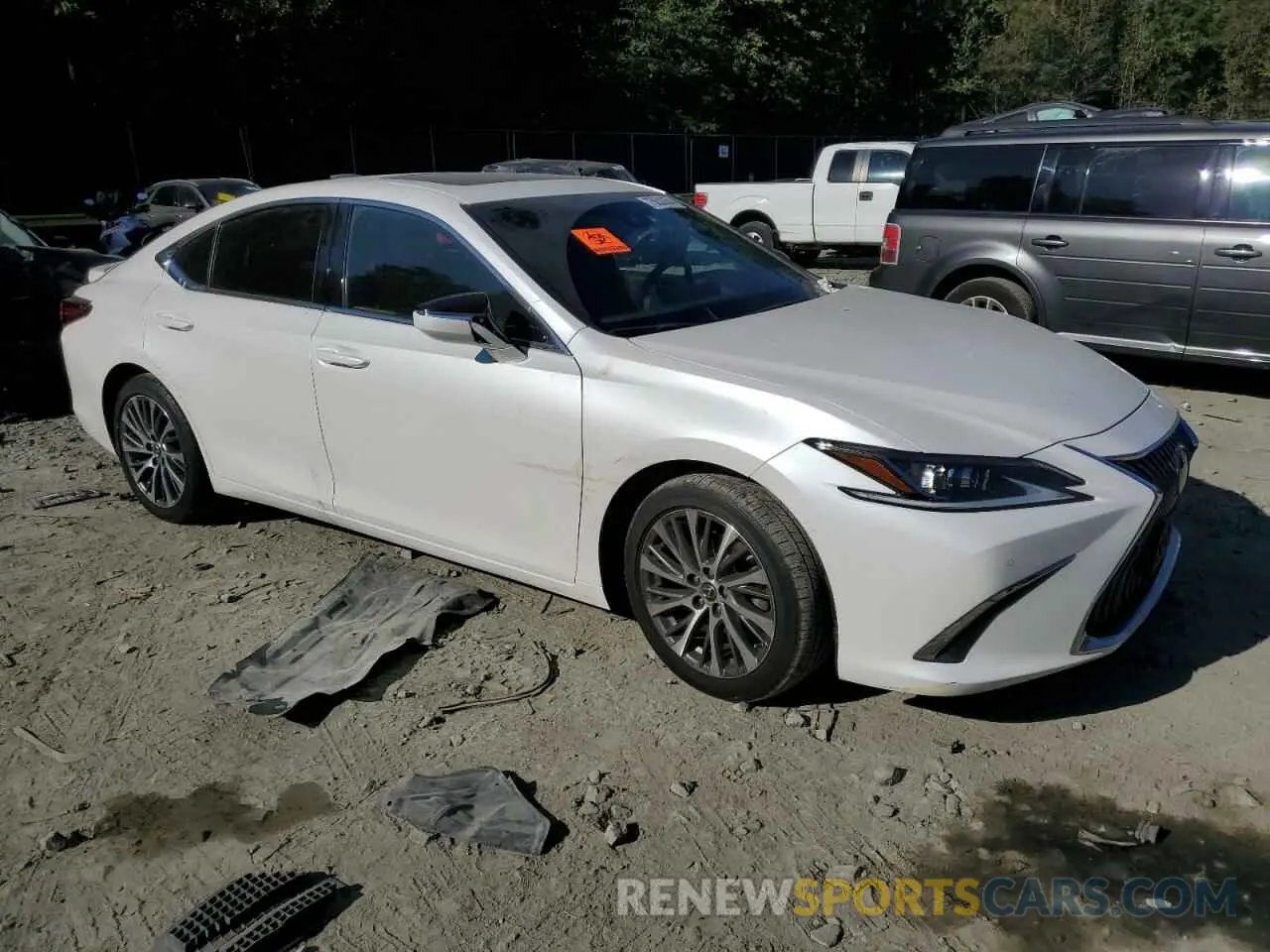 4 Photograph of a damaged car 58AD11D16MU007089 LEXUS ES250 2021
