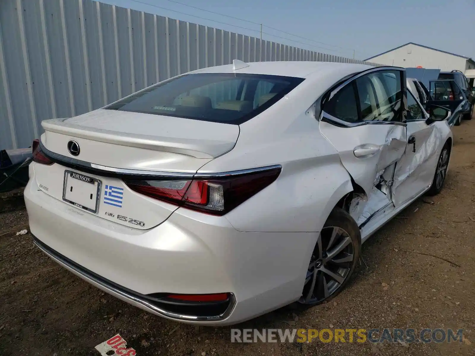 4 Photograph of a damaged car 58AD11D17MU001320 LEXUS ES250 2021