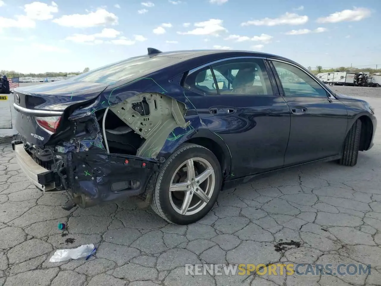 3 Photograph of a damaged car 58AD11D17MU001818 LEXUS ES250 2021