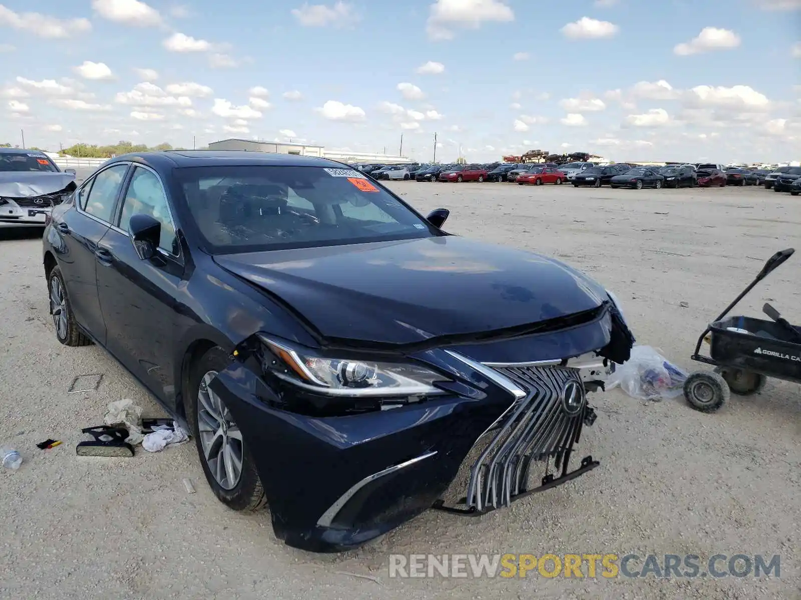 1 Photograph of a damaged car 58AD11D18MU003691 LEXUS ES250 2021