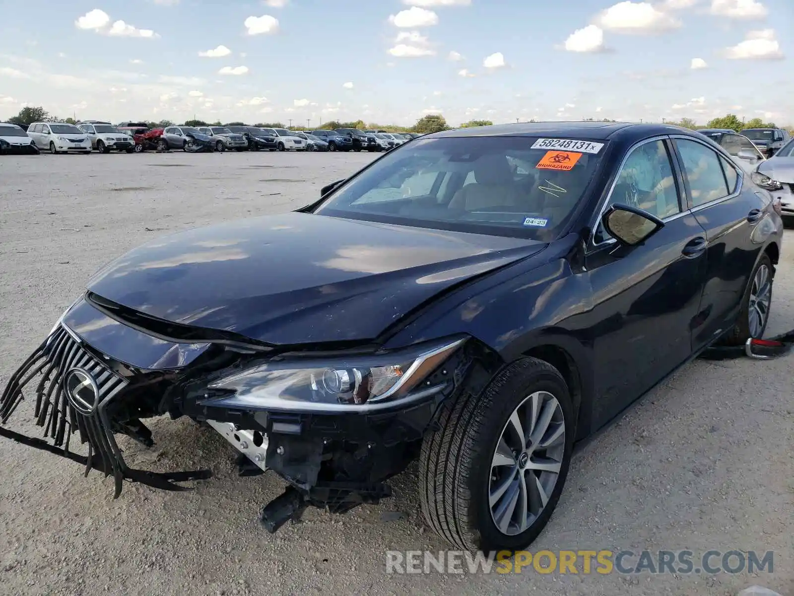 2 Photograph of a damaged car 58AD11D18MU003691 LEXUS ES250 2021