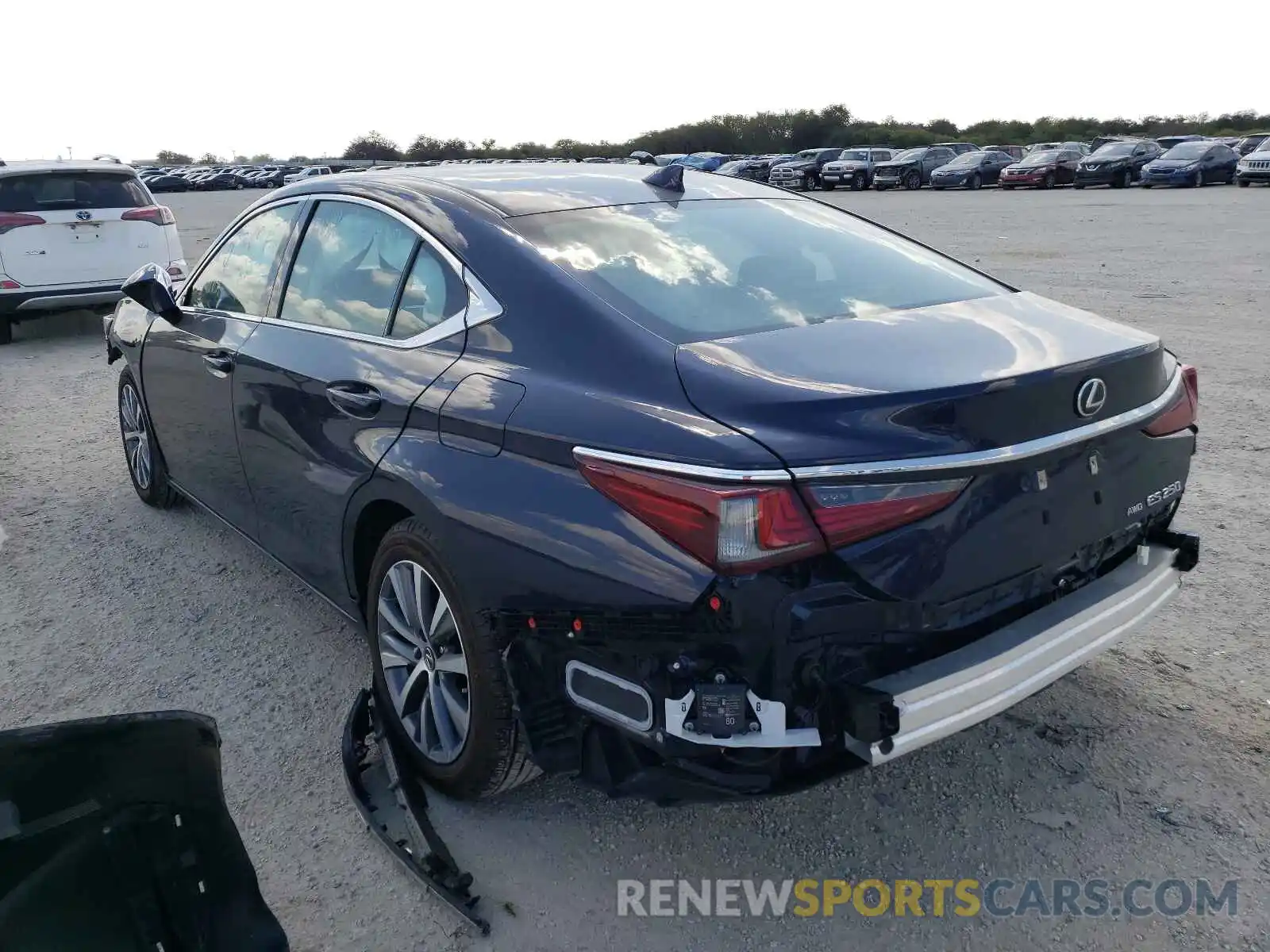 3 Photograph of a damaged car 58AD11D18MU003691 LEXUS ES250 2021